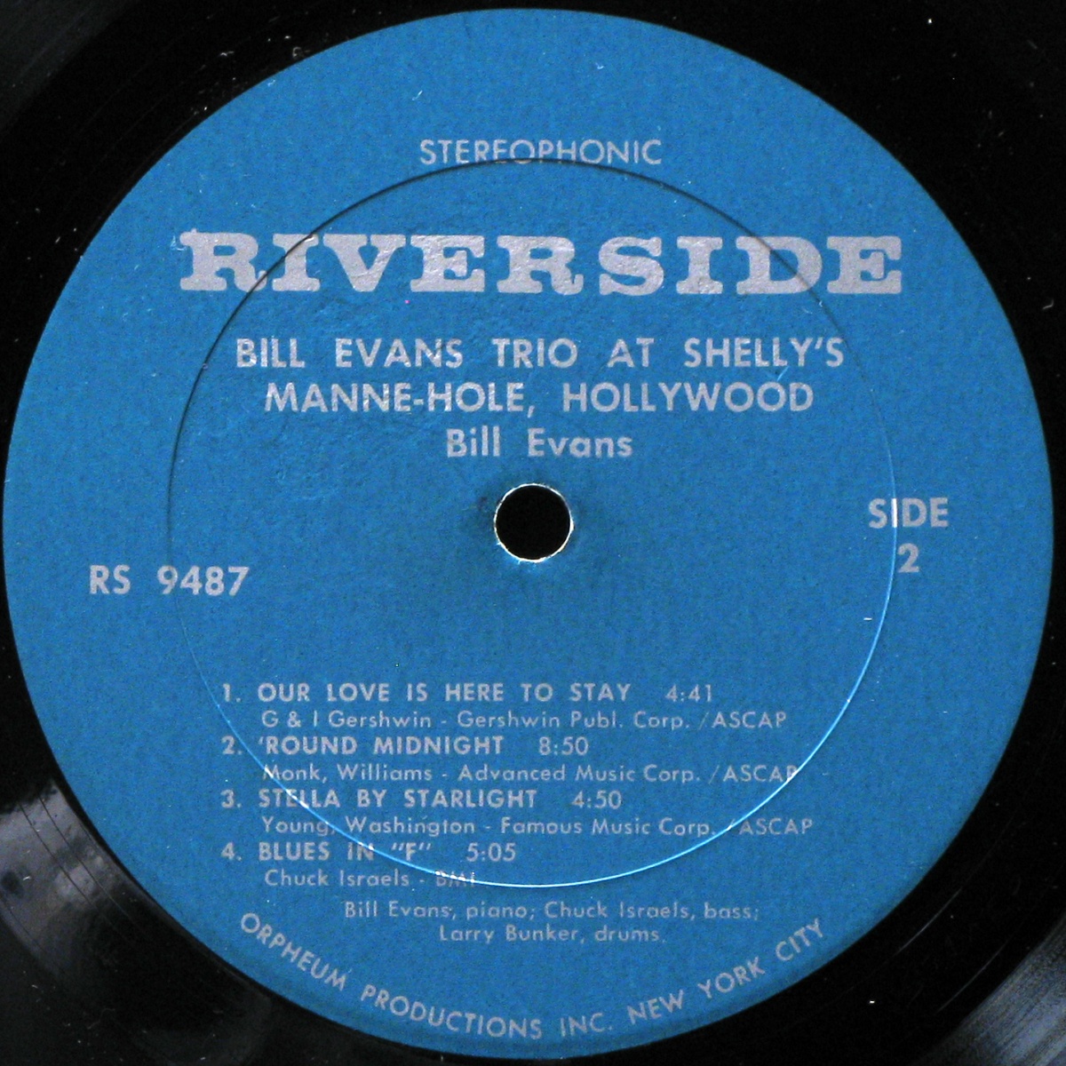 LP Bill Evans Trio — At Shelly's Manne-Hole, Hollywood, California фото 4