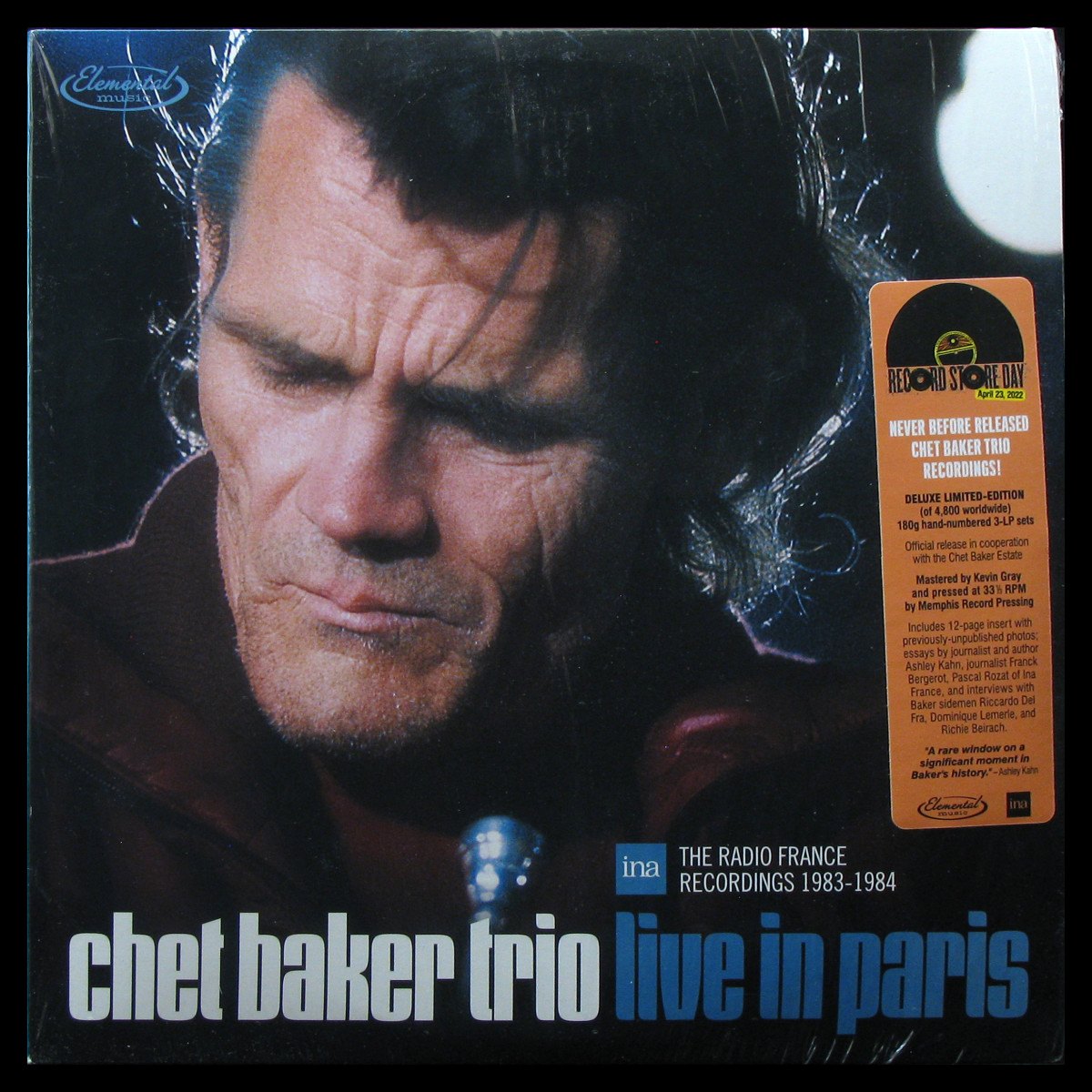 LP Chet Baker Trio — Live In Paris: The Radio France Recordings 1983-1984 (3LP) фото
