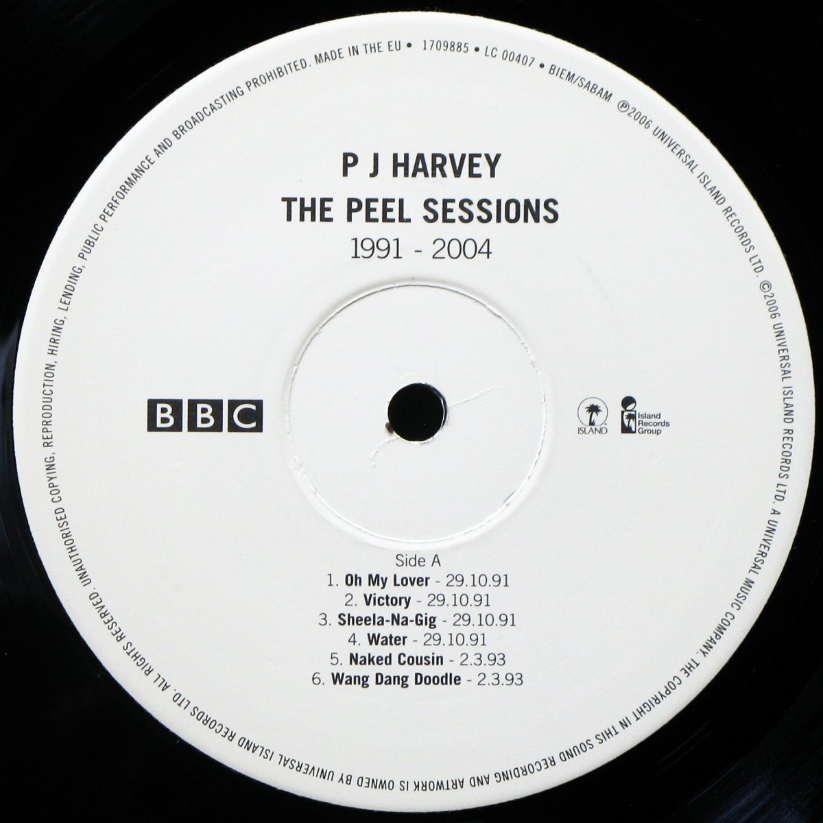 LP PJ Harvey — Peel Sessions 1991 - 2004 фото 3