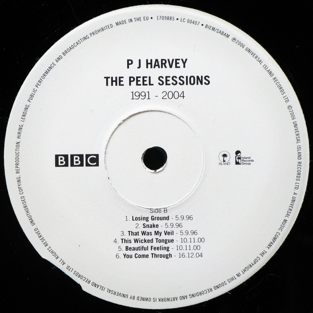 LP PJ Harvey — Peel Sessions 1991 - 2004 фото 4