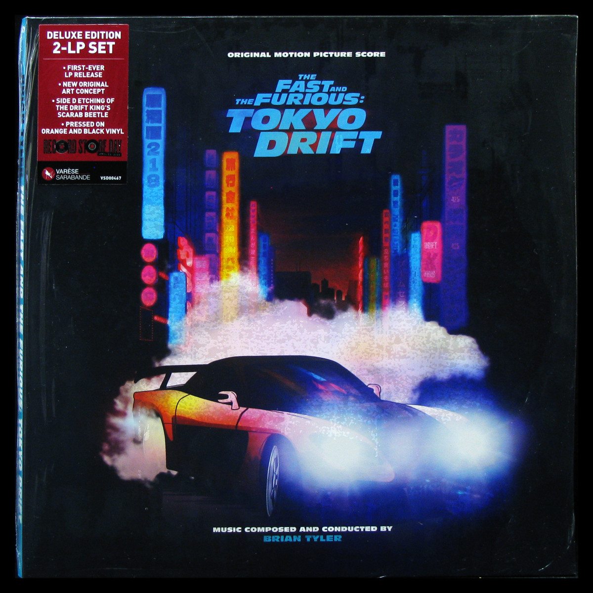 Пластинка Brian Tyler - Fast And The Furious: Tokyo Drift (2LP, coloured  vinyl), 2022, SS/SS, арт. 342025