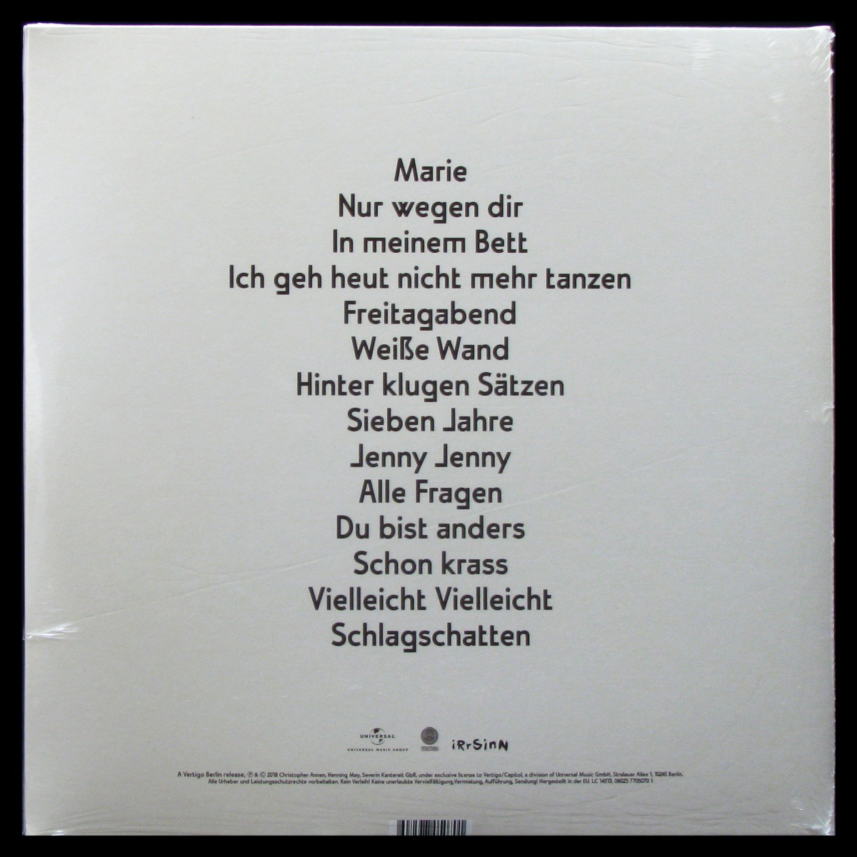 LP AnnenMayKantereit — Schlagschatten (2LP, + CD) фото 2