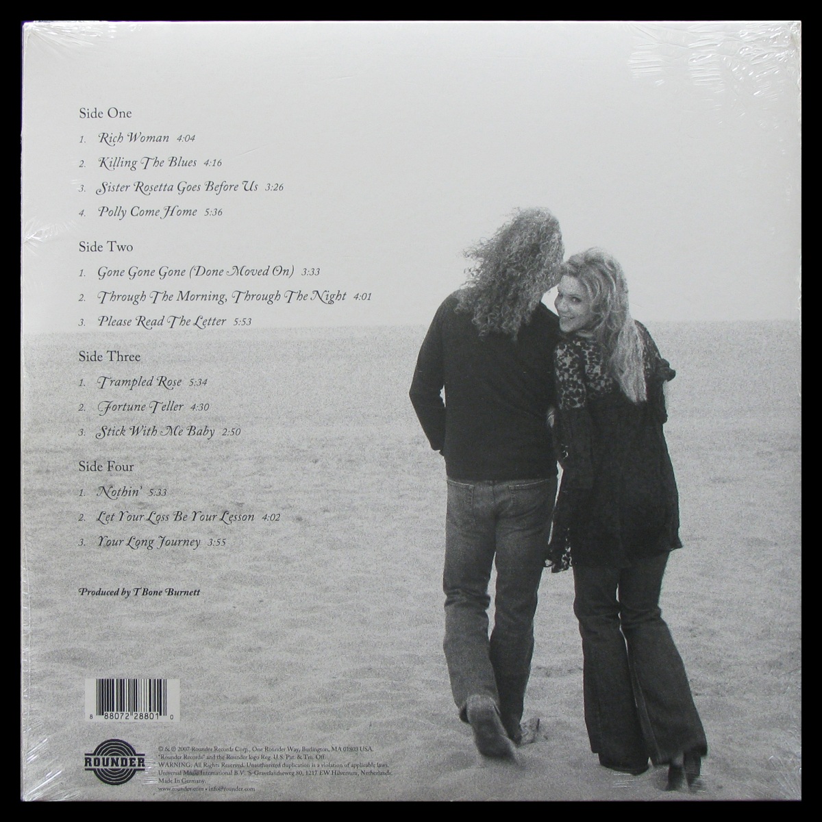 LP Robert Plant / Alison Krauss — Raising Sand (2LP) фото 2