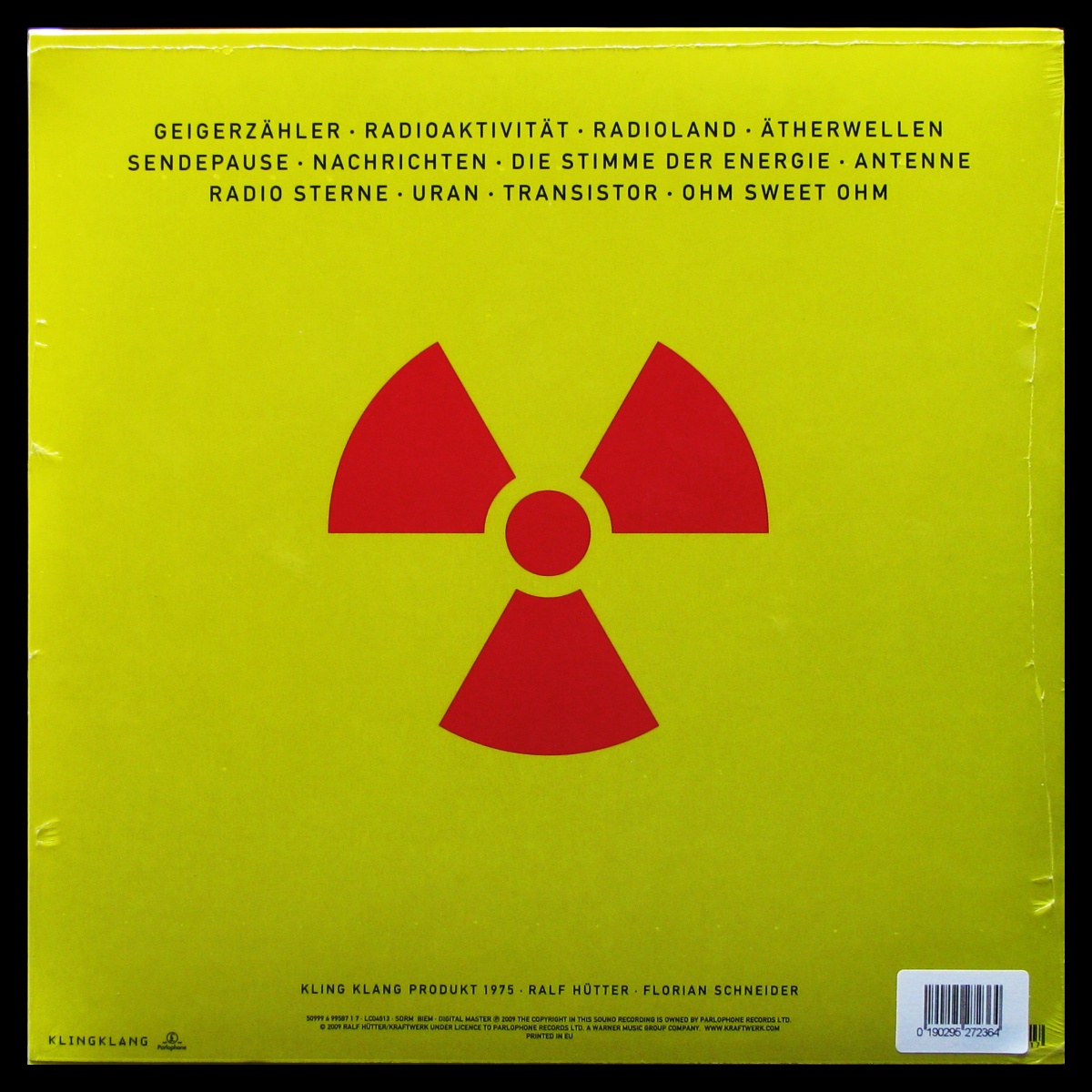 LP Kraftwerk — Radio-Aktivitat (coloured vinyl, german version, + booklet) фото 2