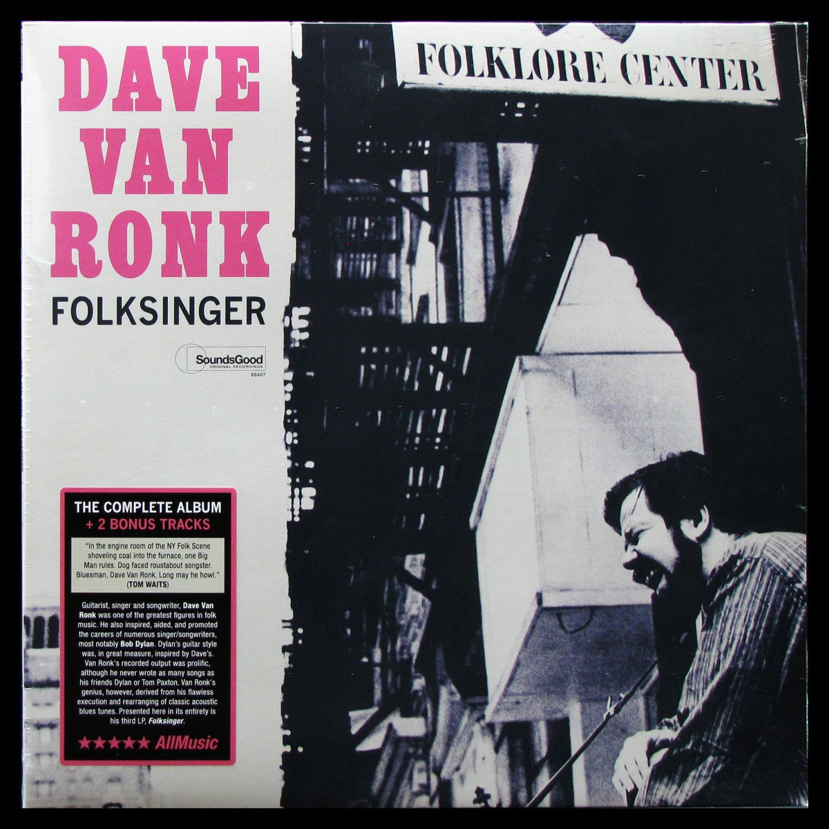 LP Dave Van Ronk — Folksinger фото