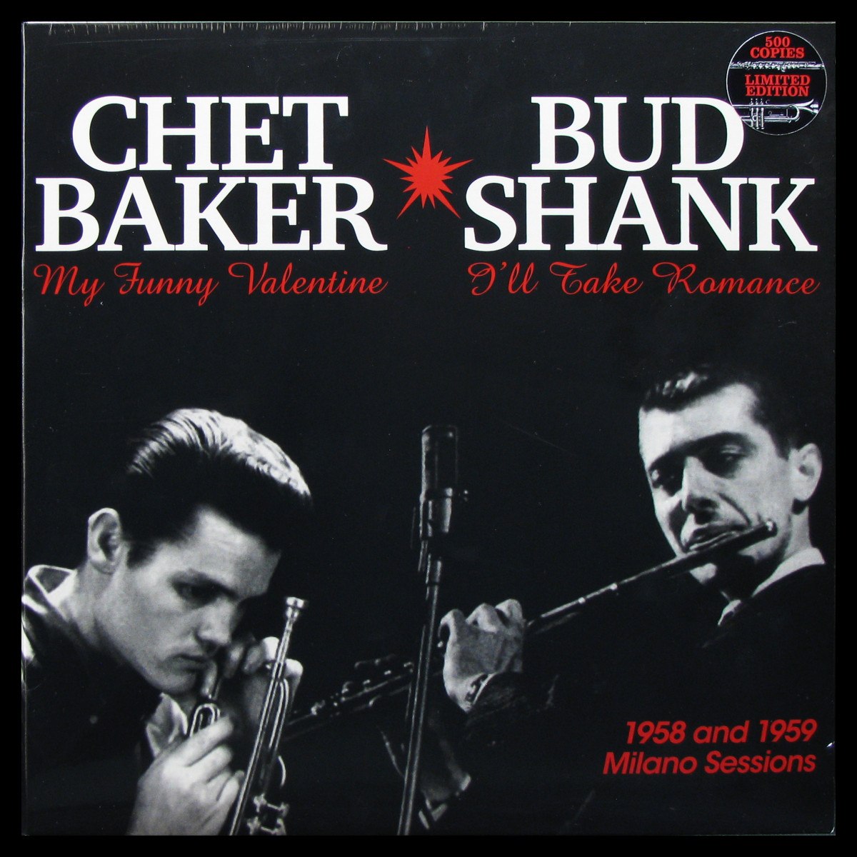 LP Chet Baker / Bud Shank — 1958 And 1959 Milano Sessions фото