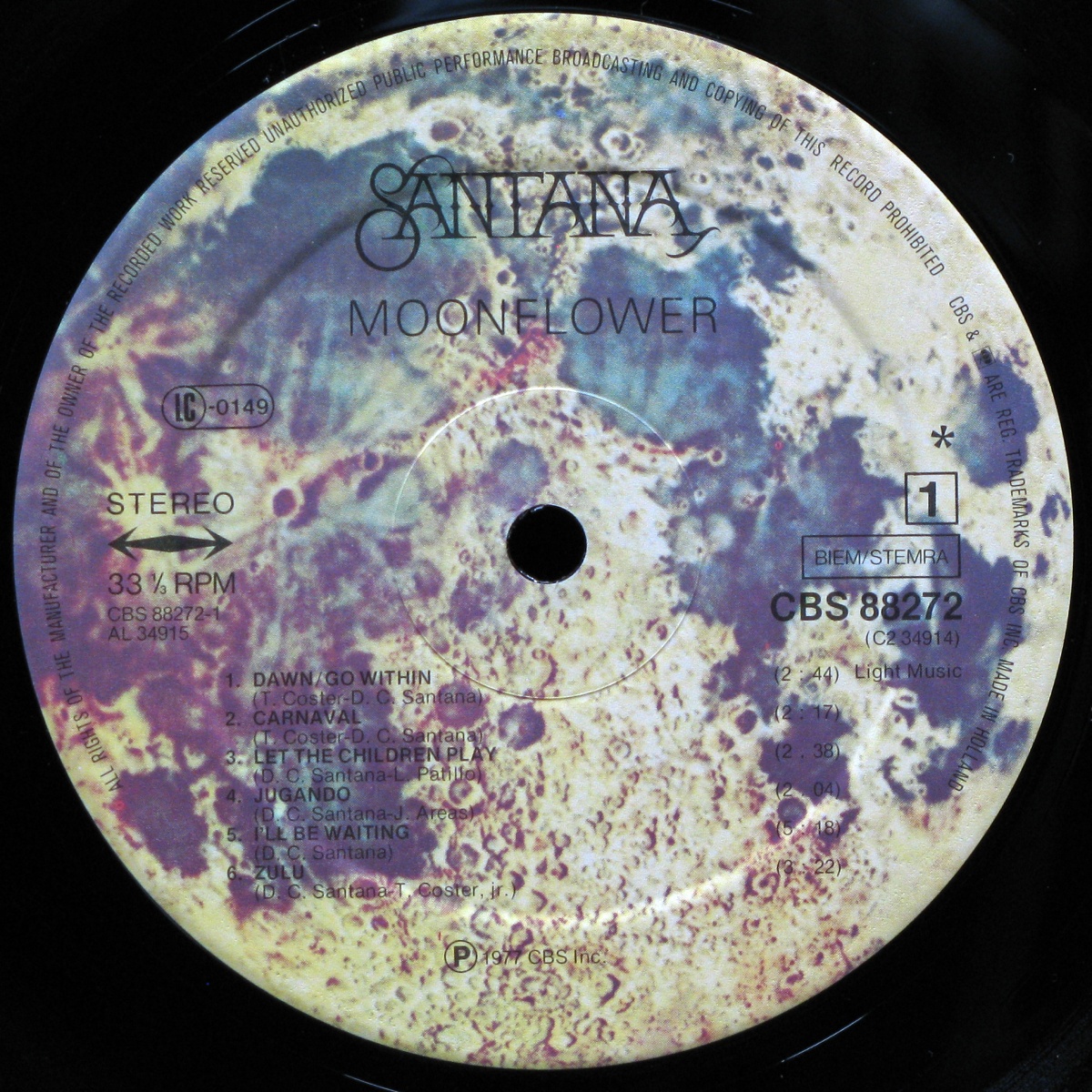 LP Santana — Moonflower (2LP) фото 2