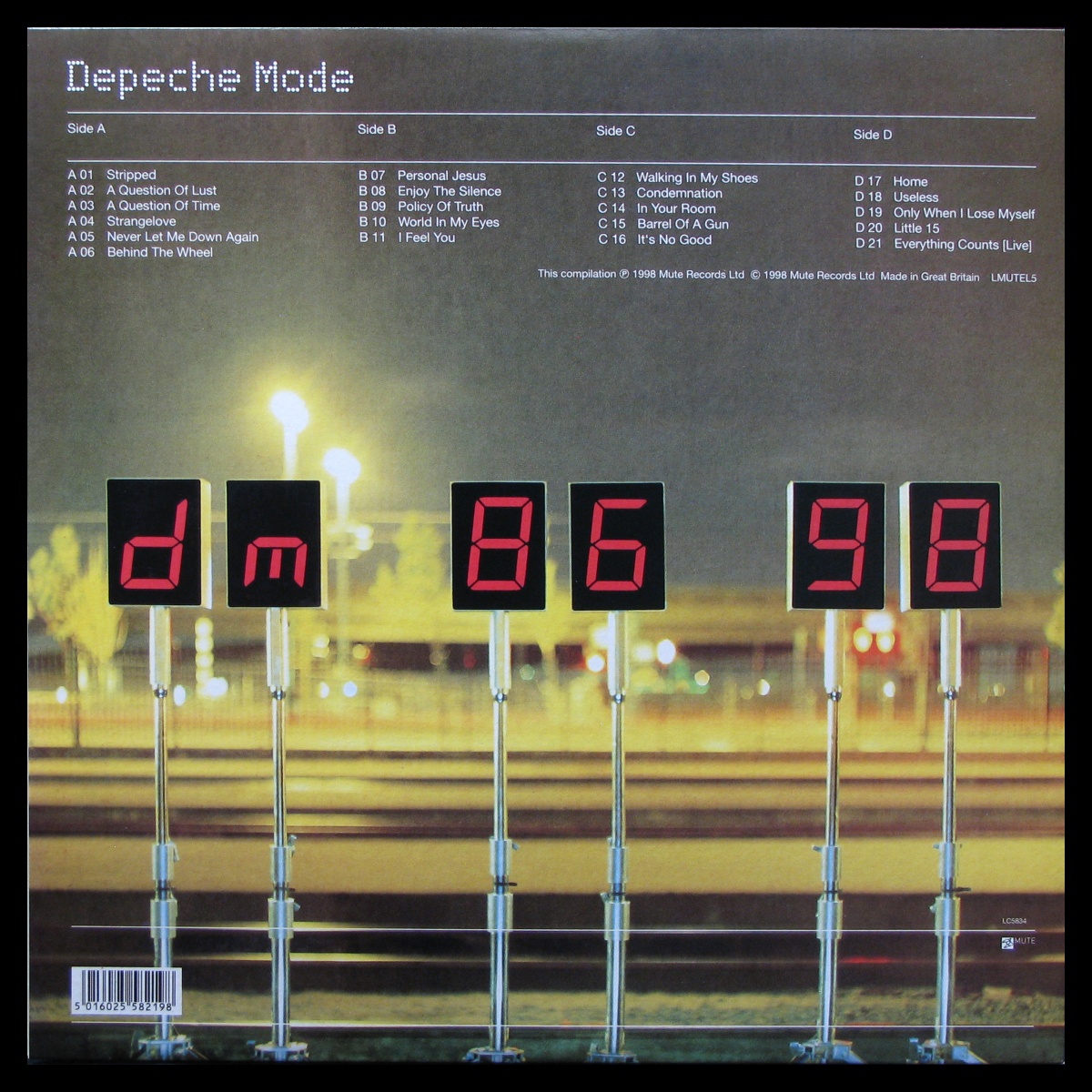 LP Depeche Mode — The Singles 86>98 (2LP) фото 2