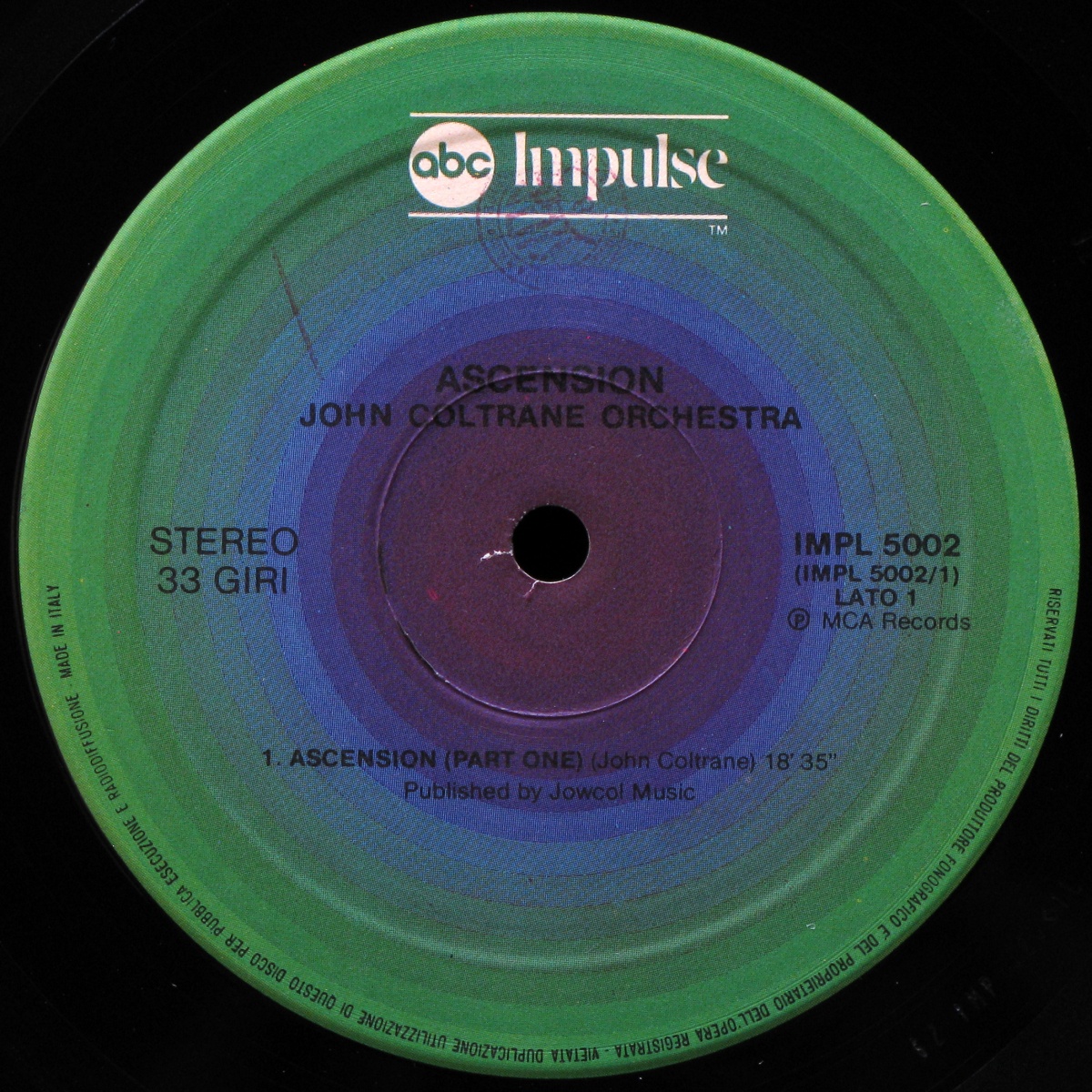 LP John Coltrane — Ascension (Edition II) фото 3