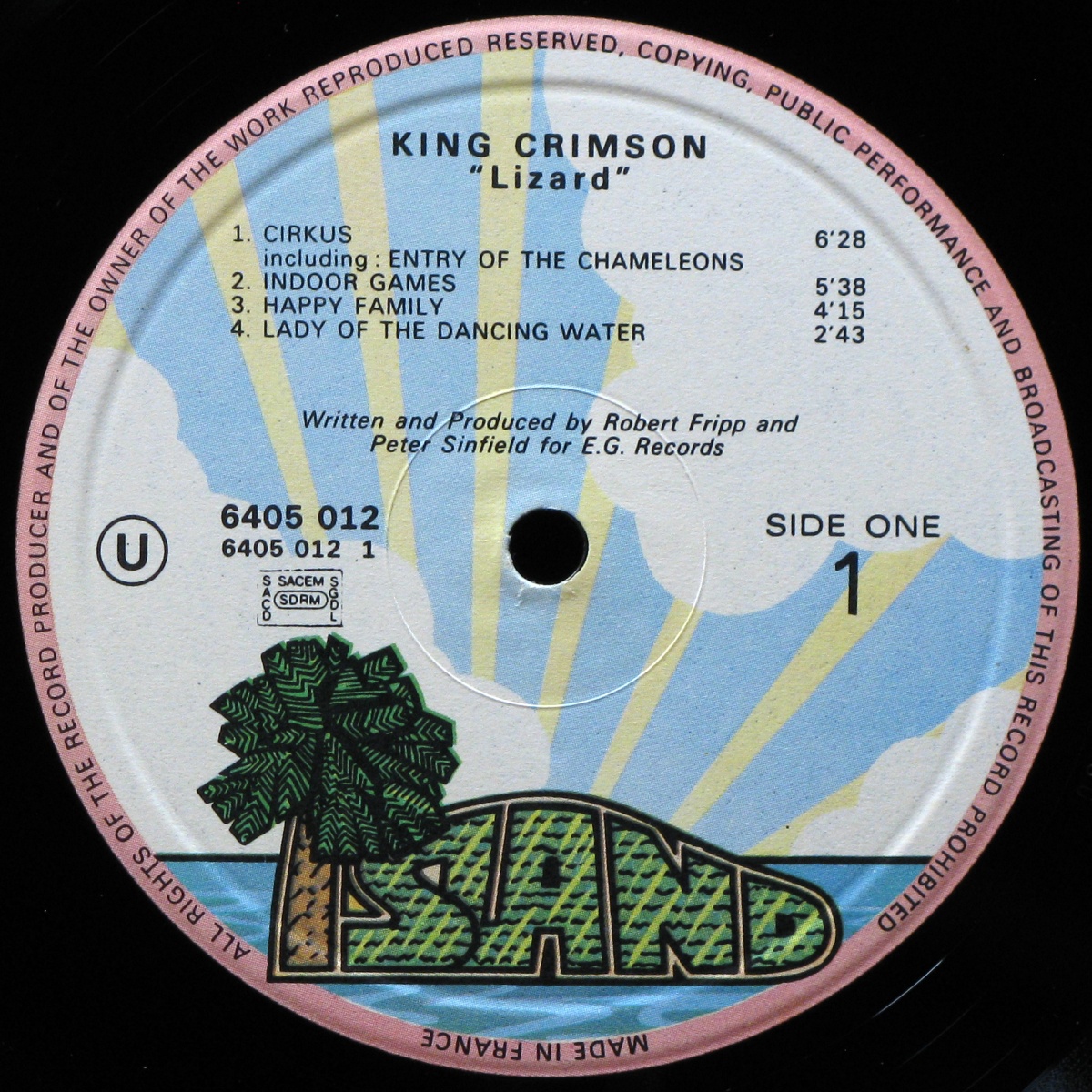 LP King Crimson — Lizard фото 4