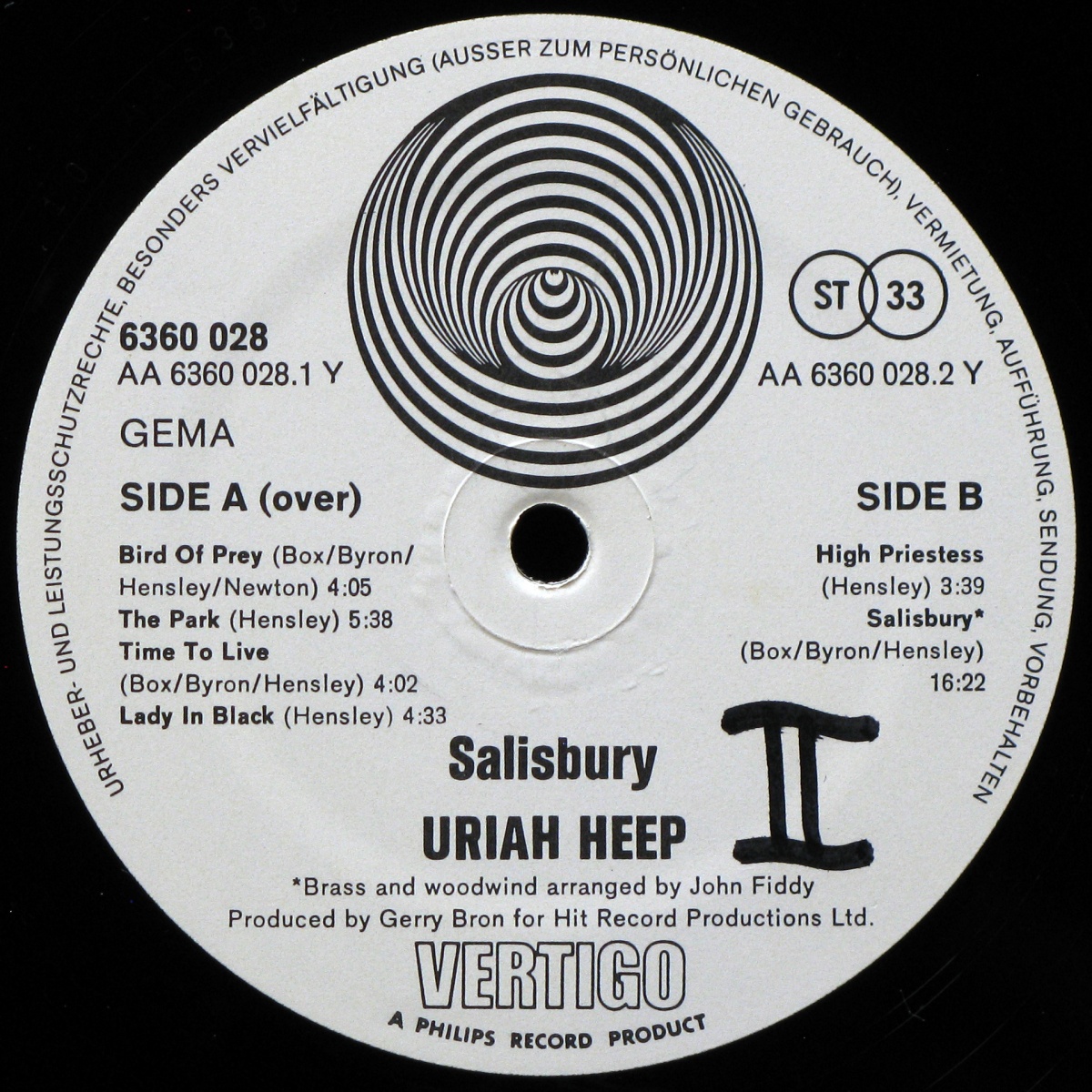 LP Uriah Heep — Salisbury фото 5