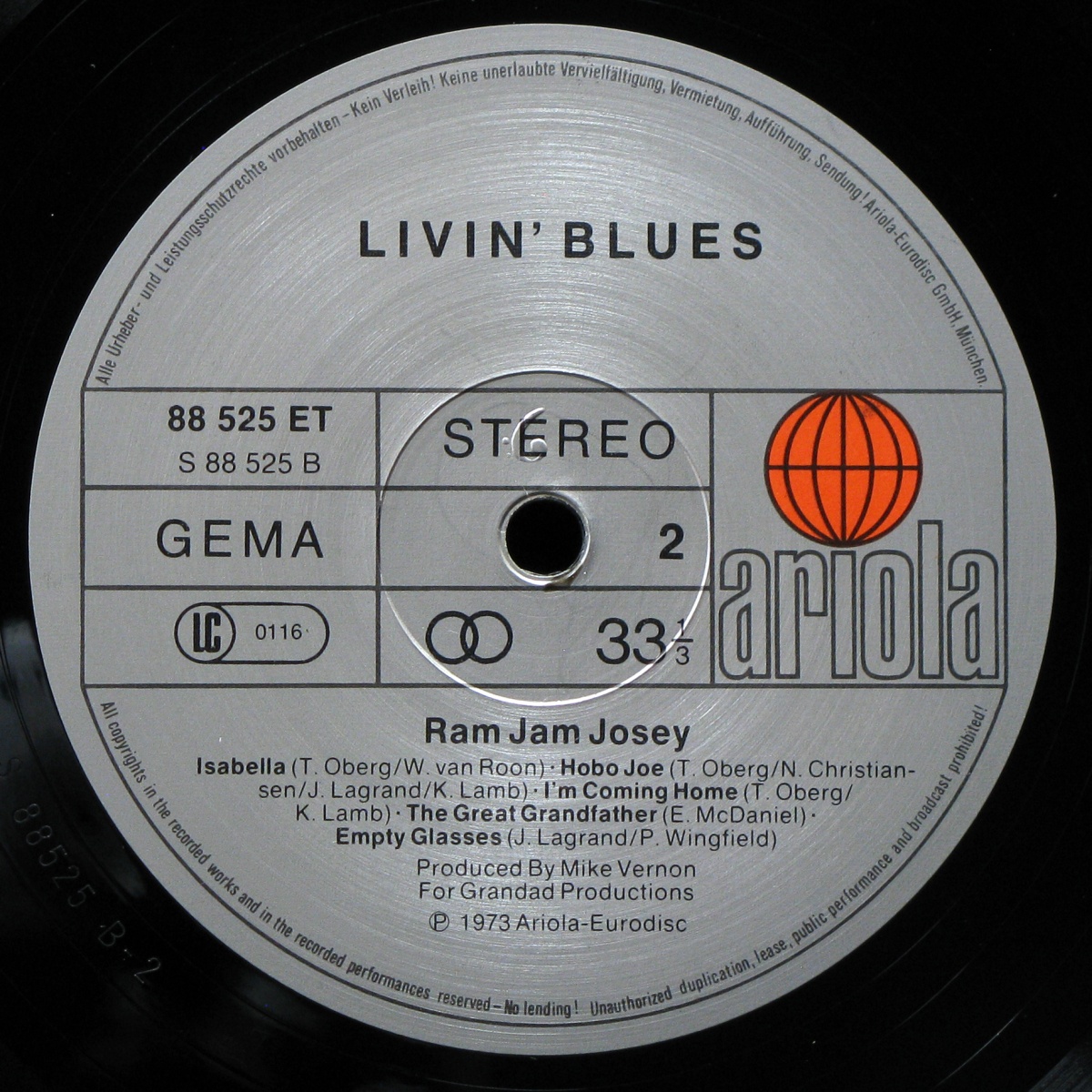 LP Livin' Blues — Ram Jam Josey фото 4