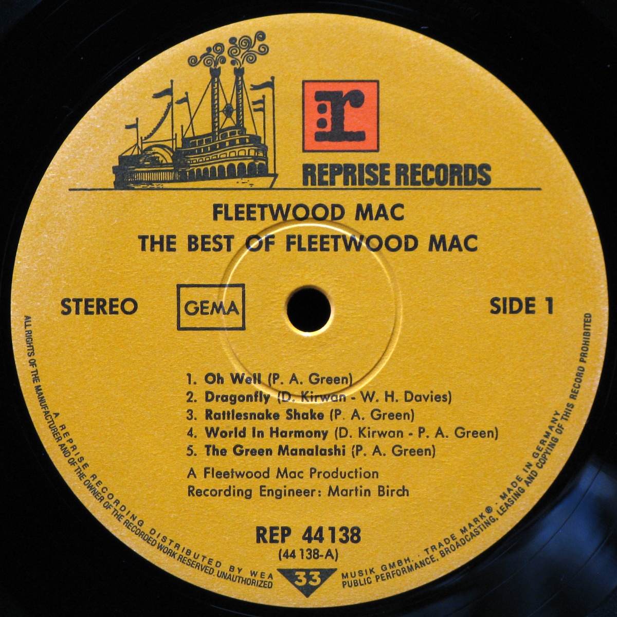 LP Fleetwood Mac — Best Of Fleetwood Mac фото 2