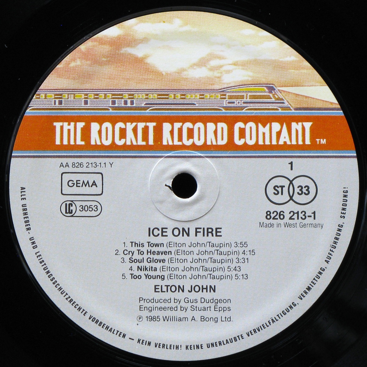 LP Elton John — Ice On Fire фото 2
