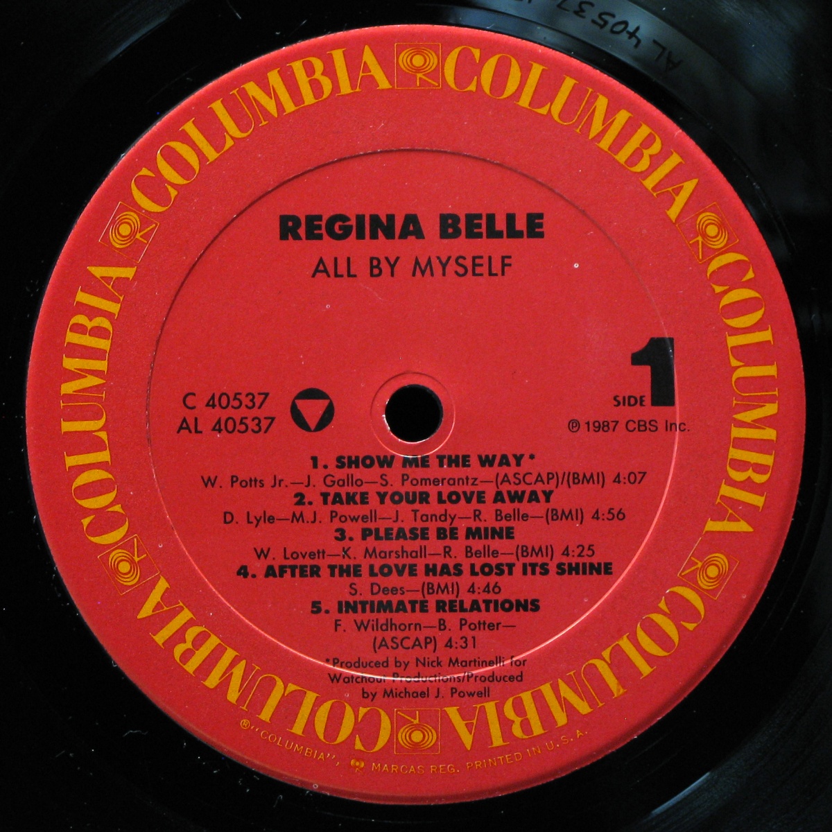 LP Regina Belle — All By Myself фото 2