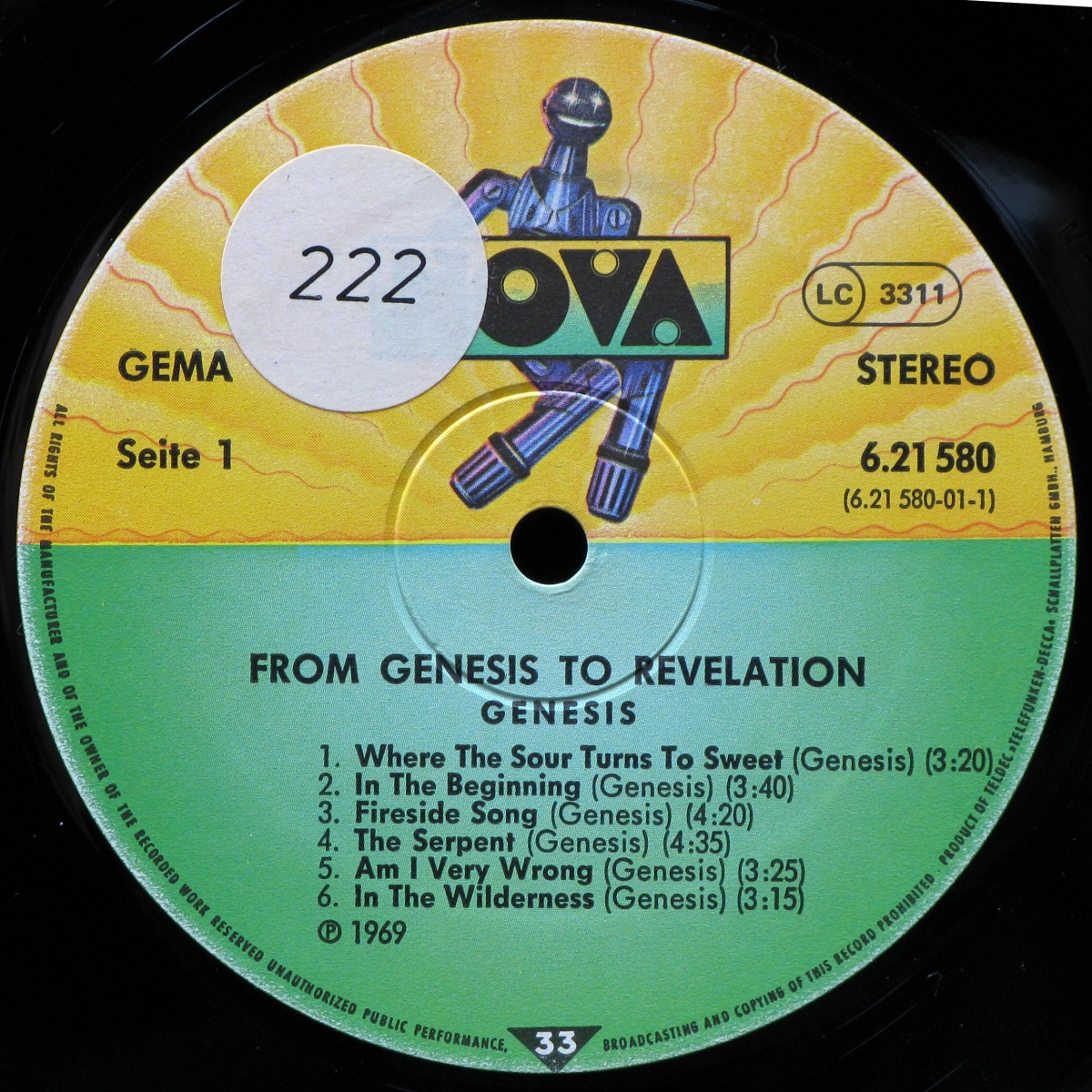 LP Genesis — From Genesis To Revelation фото 2