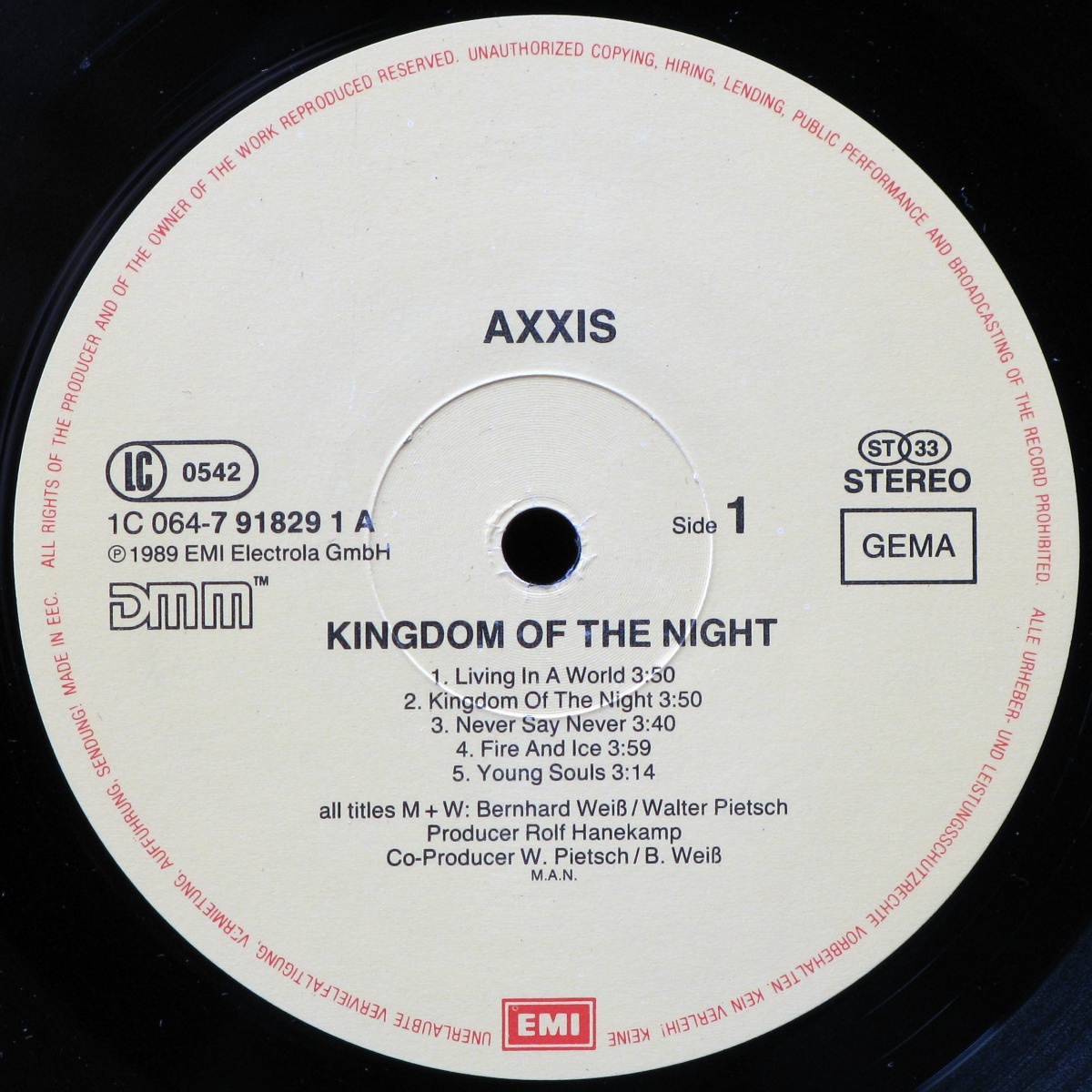 LP Axxis — Kingdom Of The Night фото 2