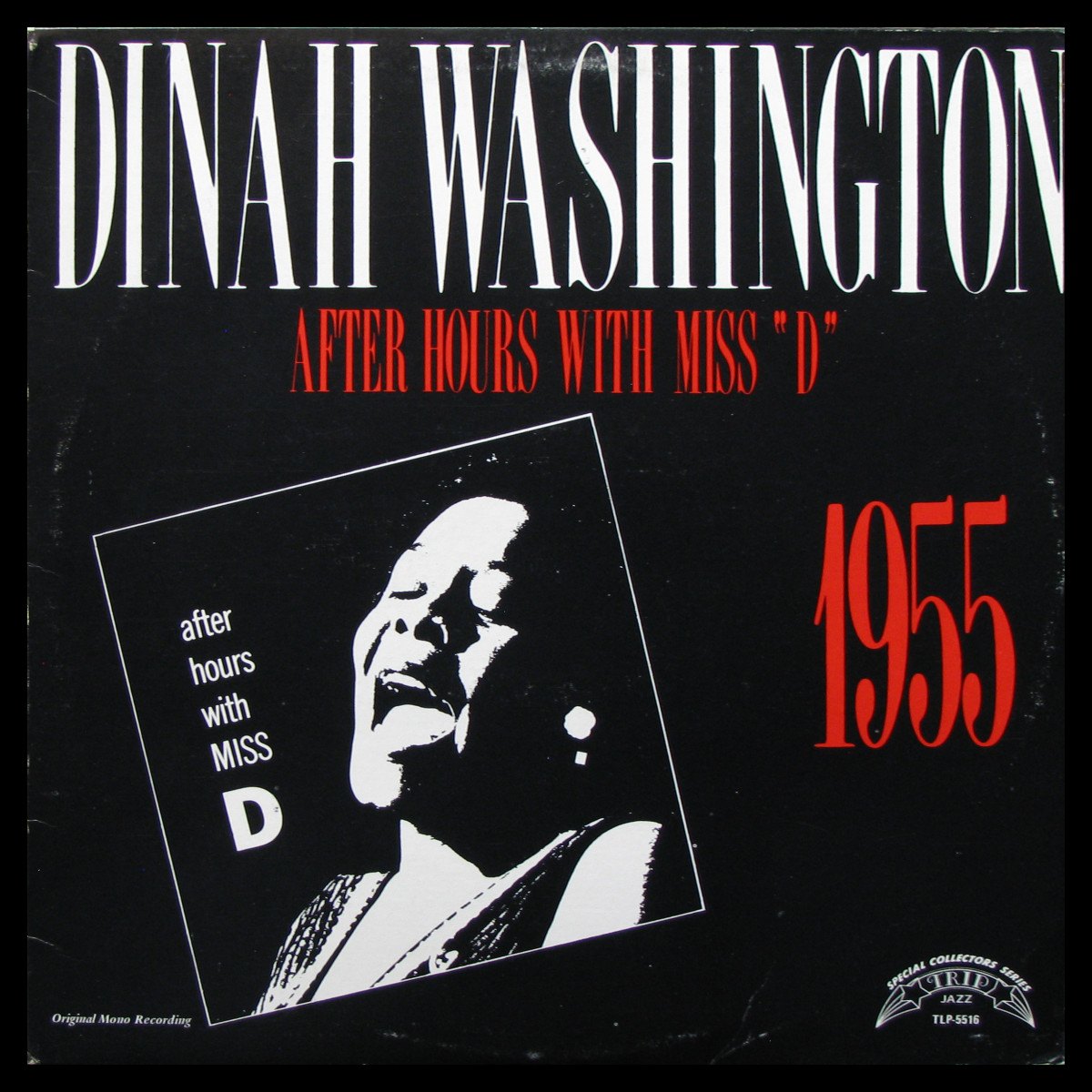 LP Dinah Washington — After Hours With Miss  D (mono) фото