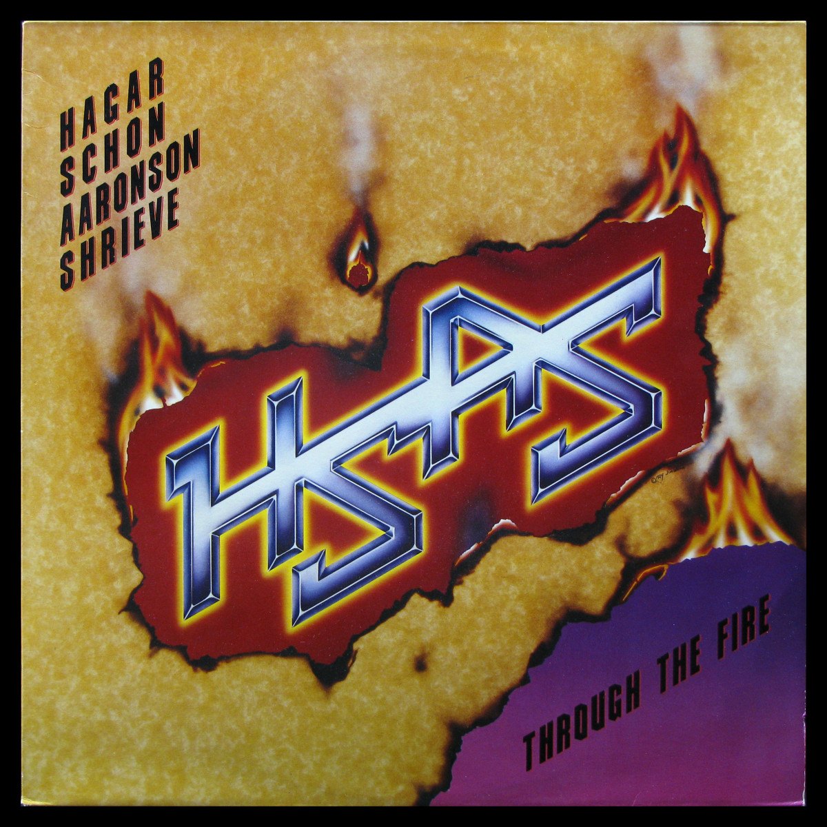 LP Hagar, Schon, Aaronson, Shrieve — Through The Fire фото