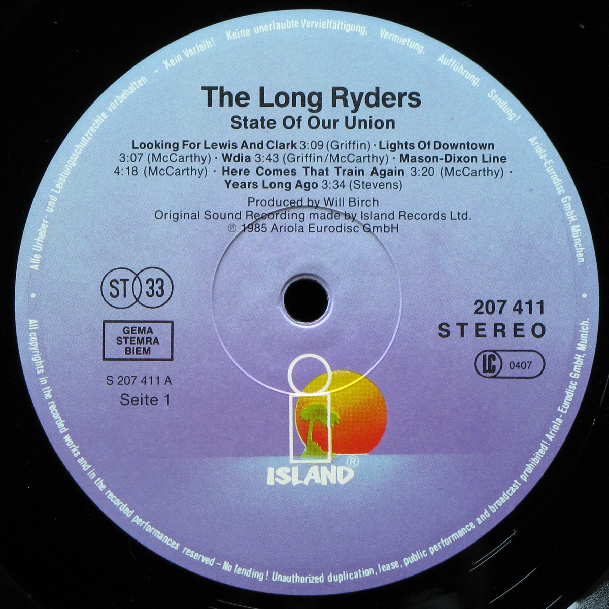 LP Long Ryders — State Of Our Union фото 2