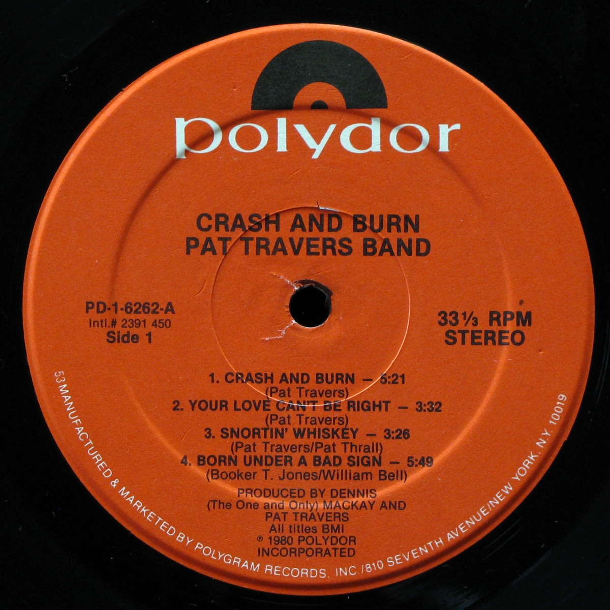 LP Pat Travers Band — Crash And Burn фото 2