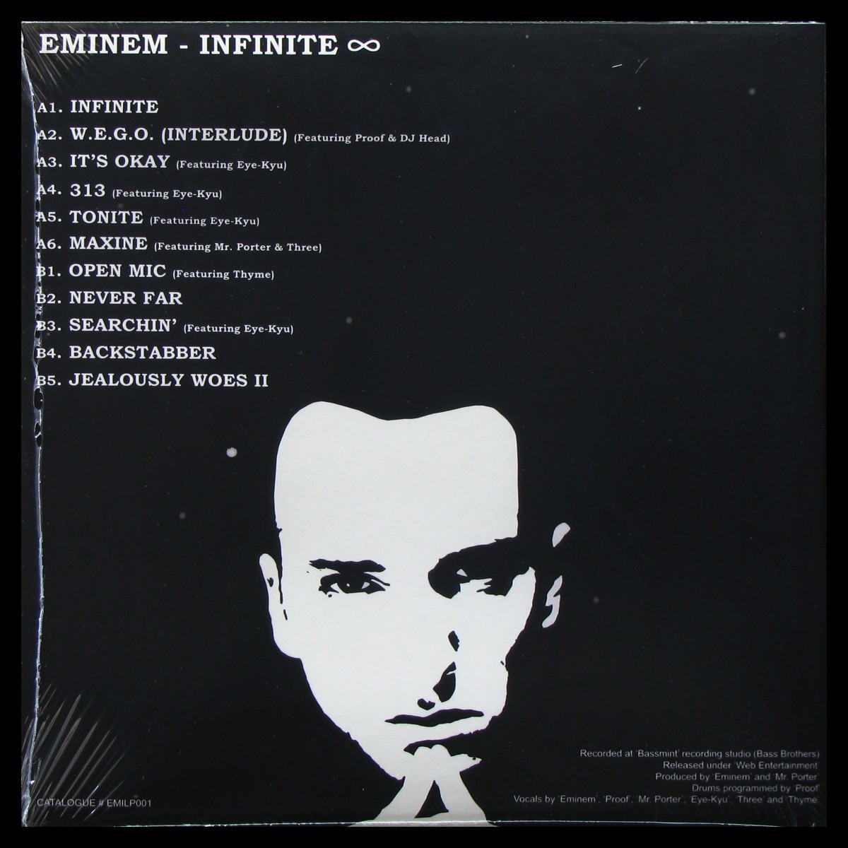 LP Eminem — Infinite (coloured vinyl) фото 2