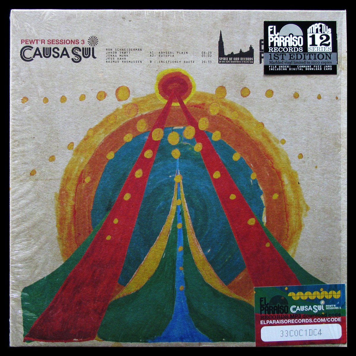 LP Causa Sui — Pewt'r Sessions 3 (coloured vinyl) фото