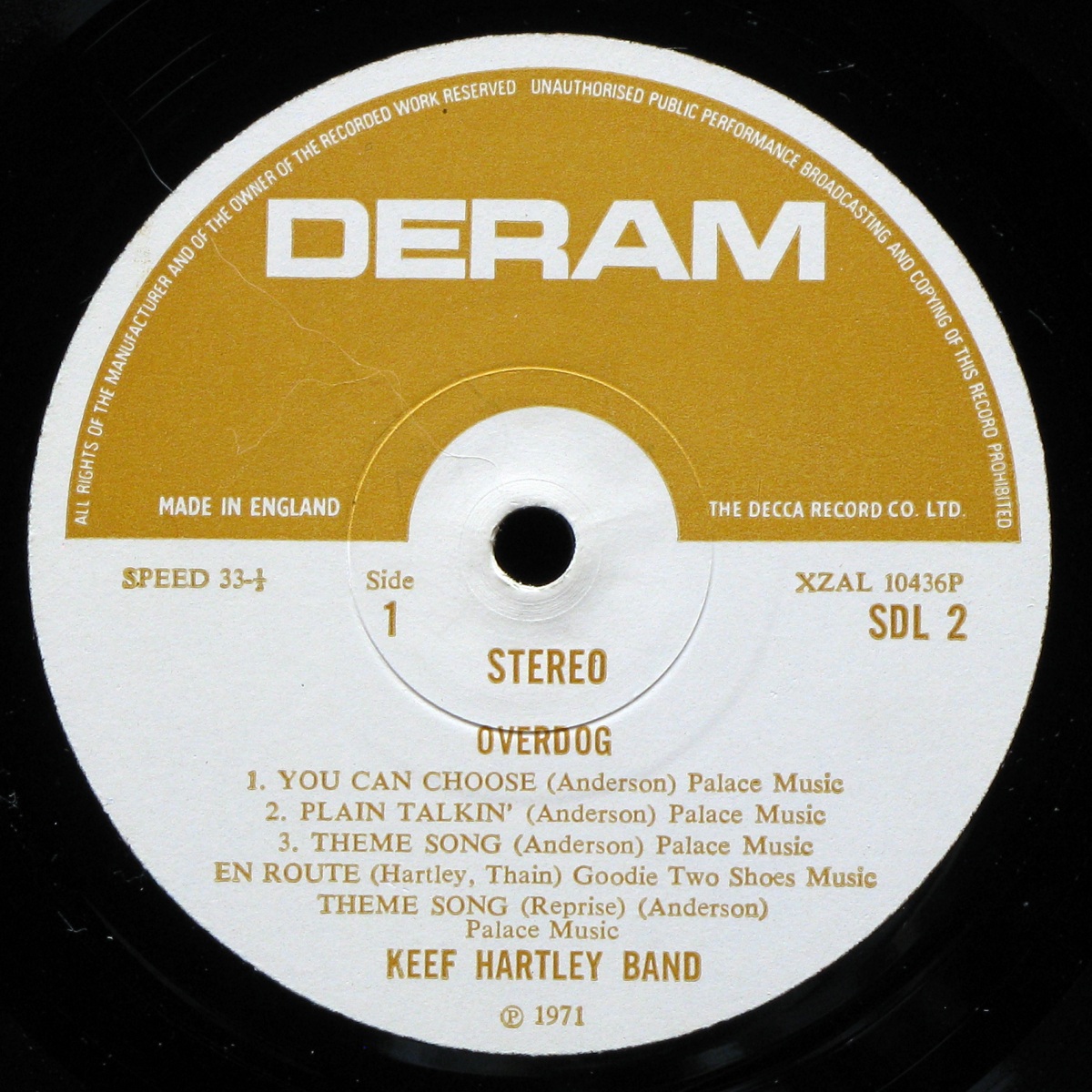 LP Keef Hartley Band — Overdog фото 5