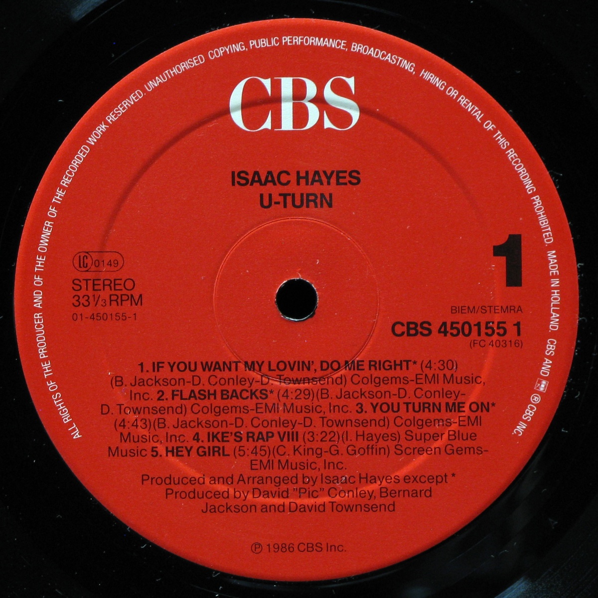 LP Isaac Hayes — U-Turn фото 2