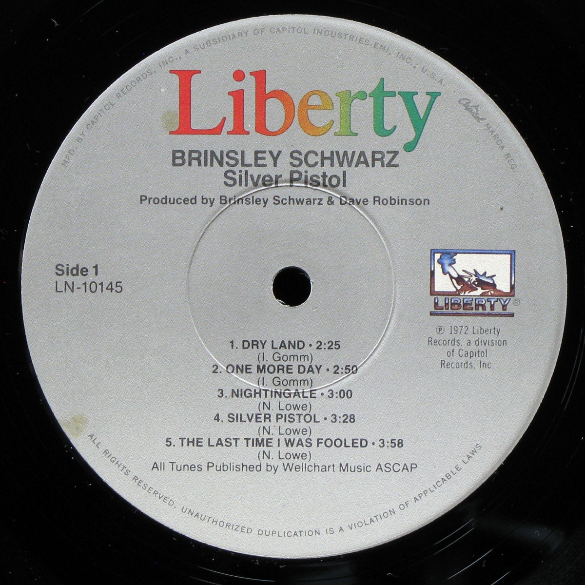 LP Brinsley Schwarz — Silver Pistol фото 2