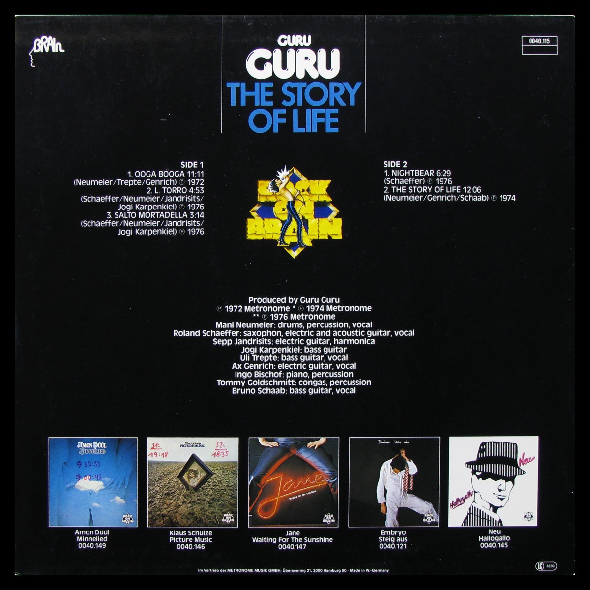 LP Guru Guru — The Story Of Life фото 2