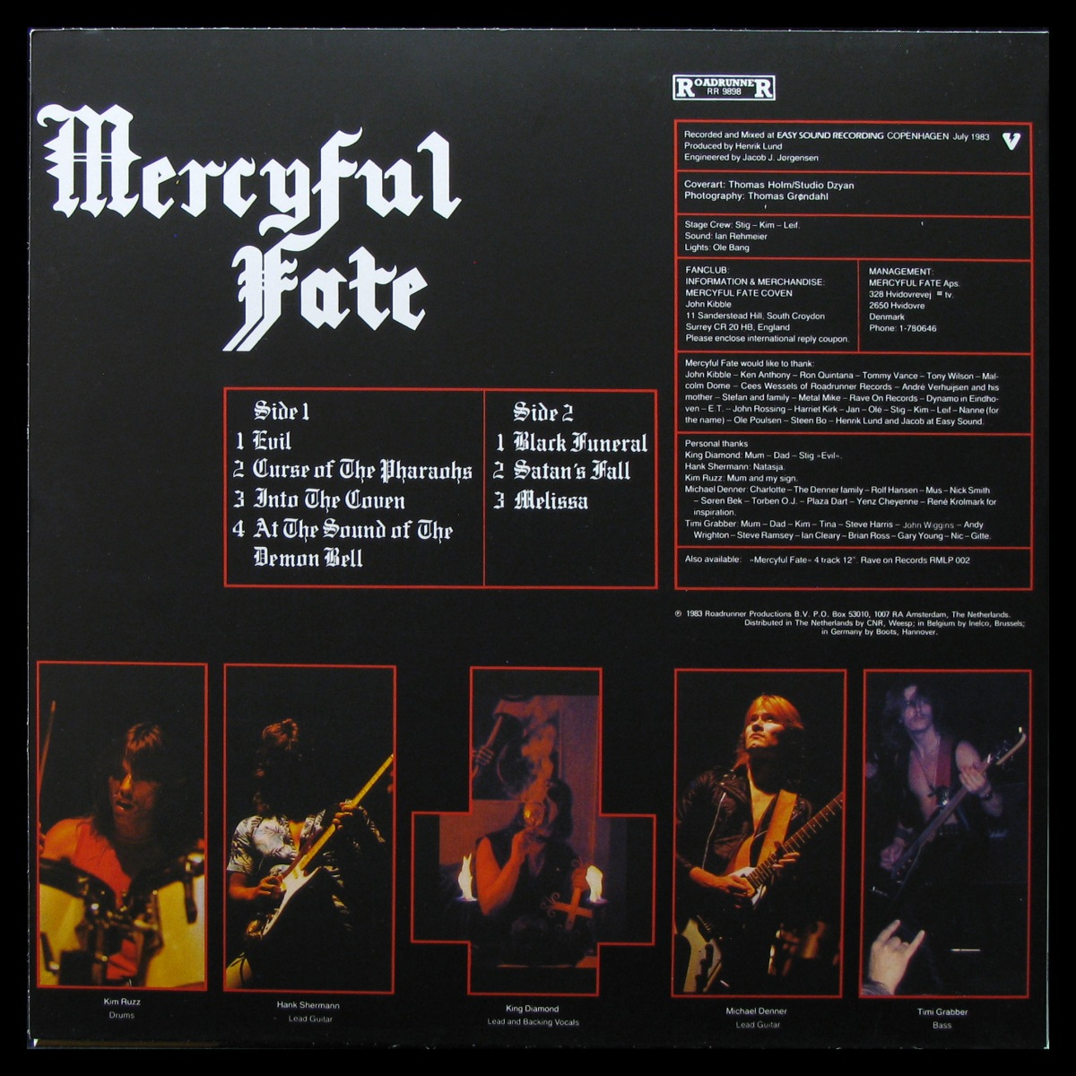 LP Mercyful Fate — Melissa фото 2