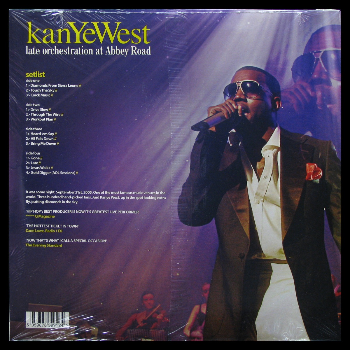 LP Kanye West — Late Orchestration (2LP, coloured vinyl) фото 2