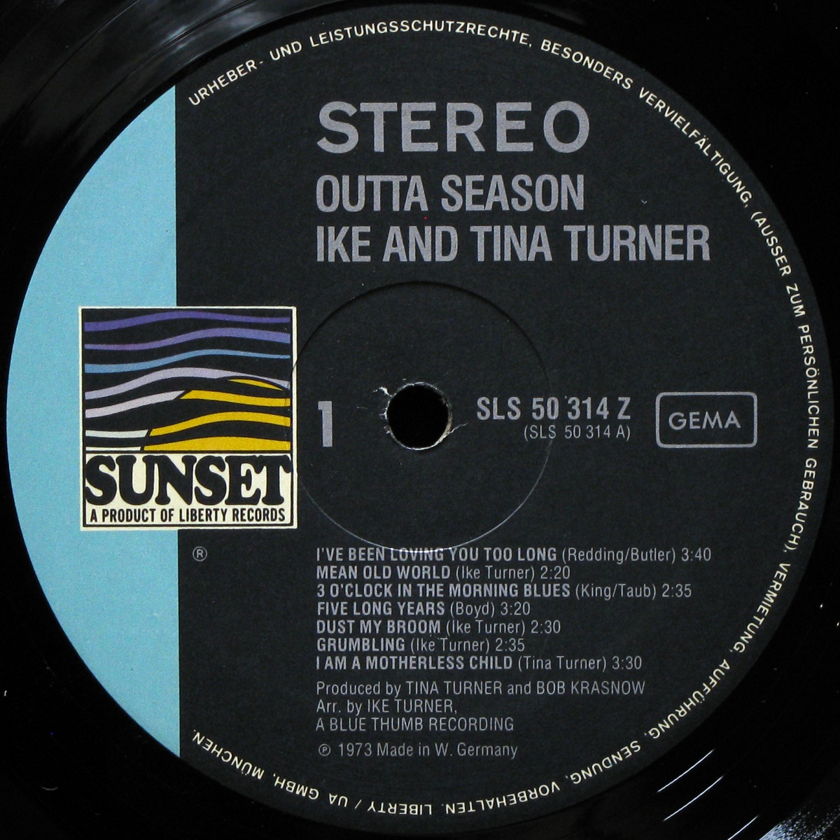 LP Ike & Tina Turner — Outta Season фото 2