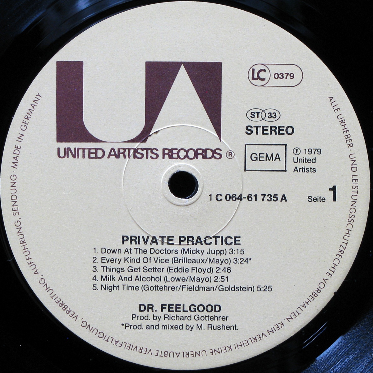 LP Dr. Feelgood — Private Practice фото 2