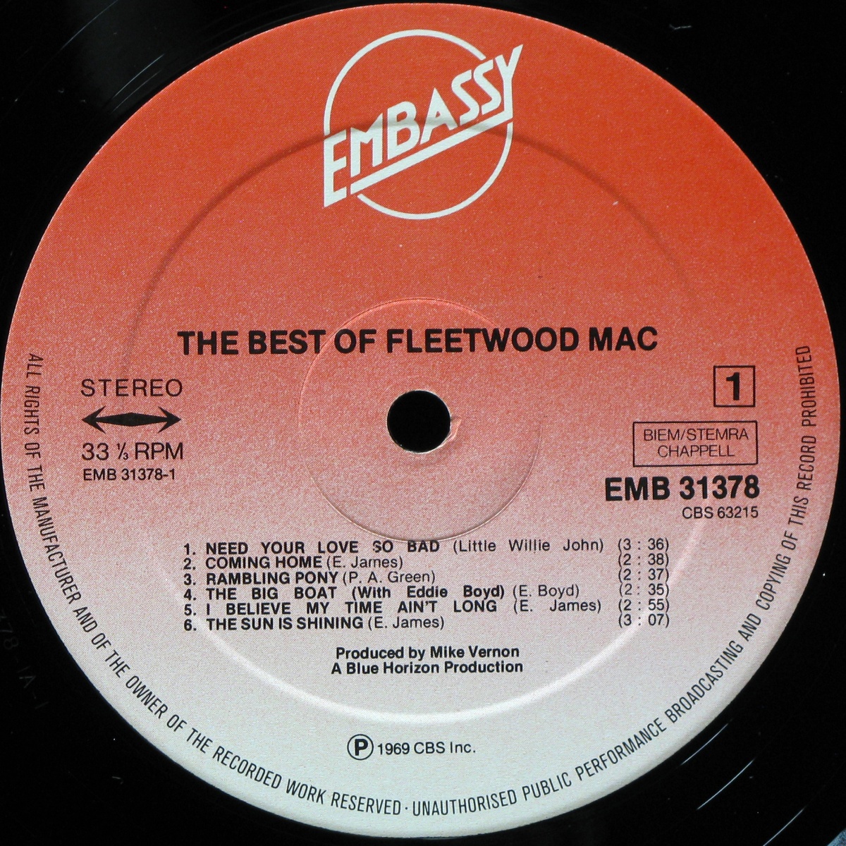 LP Fleetwood Mac — Very Best Of Fleetwood Mac фото 2