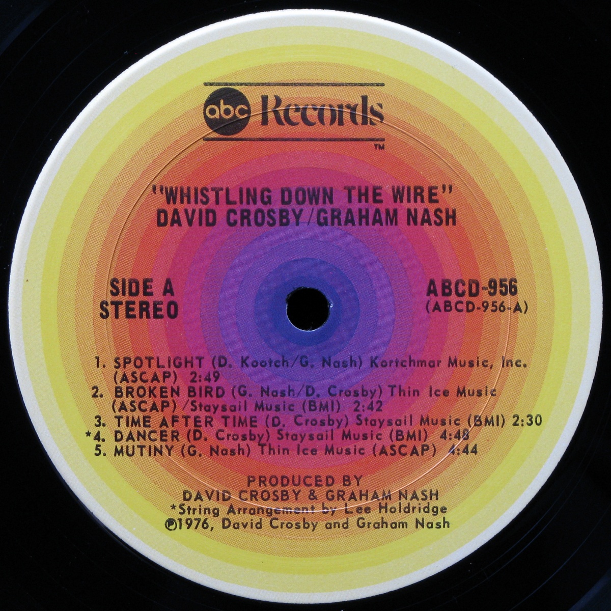 LP Crosby & Nash — Whistling Down The Wire фото 3