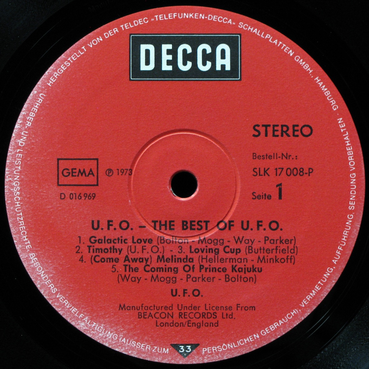 LP UFO — Best Of UFO фото 2