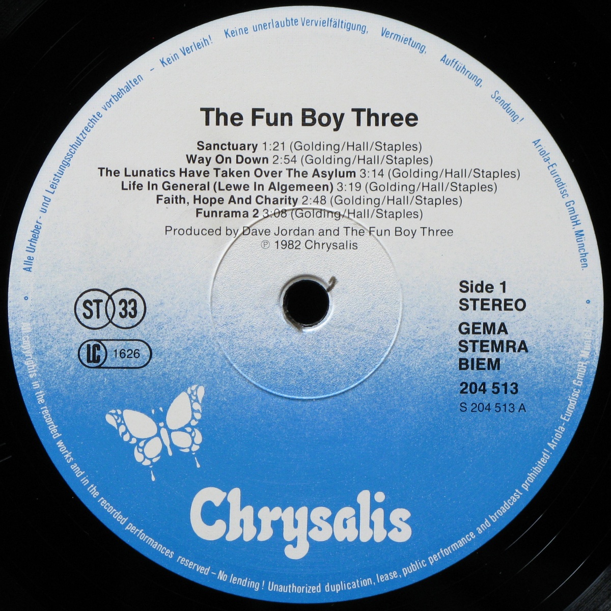 LP Fun Boy Three — Fun Boy Three фото 2