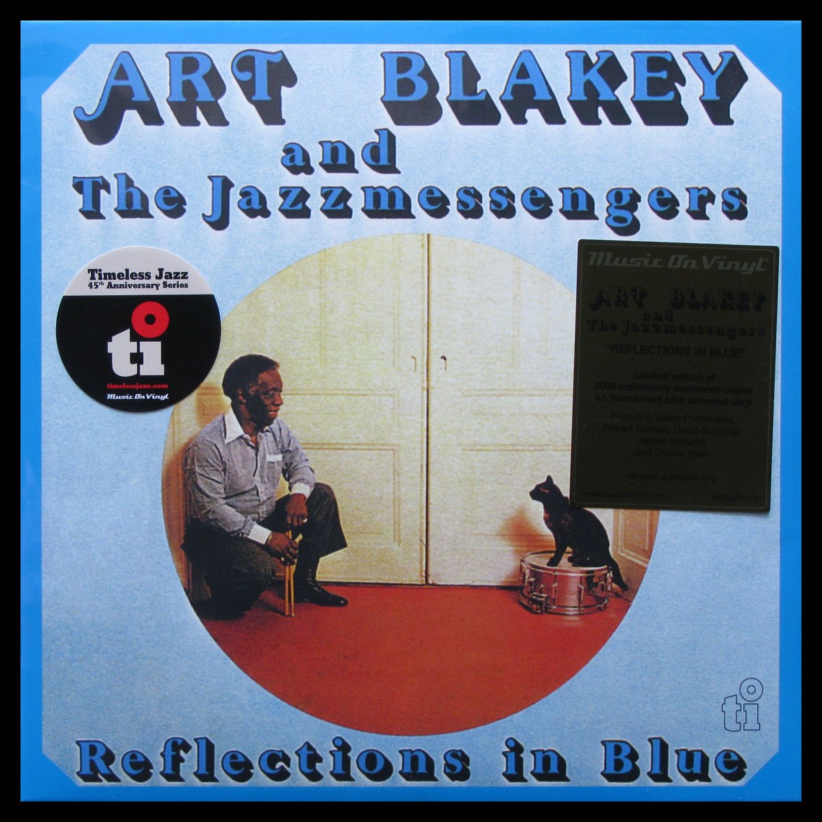 LP Art Blakey And The Jazz Messengers — Reflections In Blue (coloured vinyl) фото