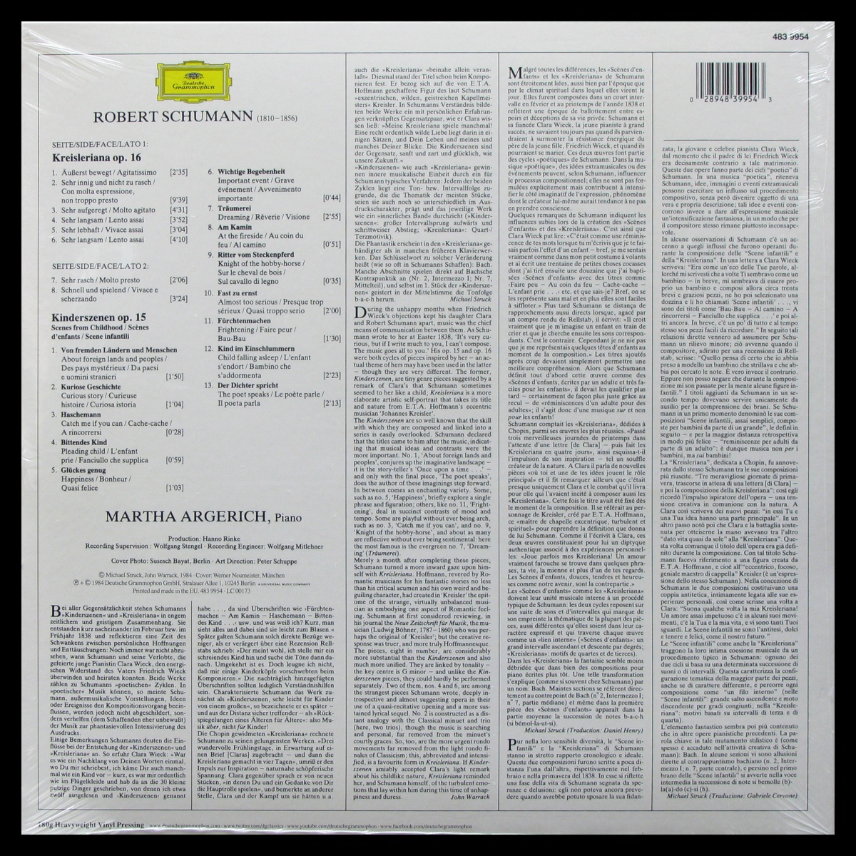 LP Martha Argerich — Robert Schumann: Kinderszenen - Kreisleriana фото 2