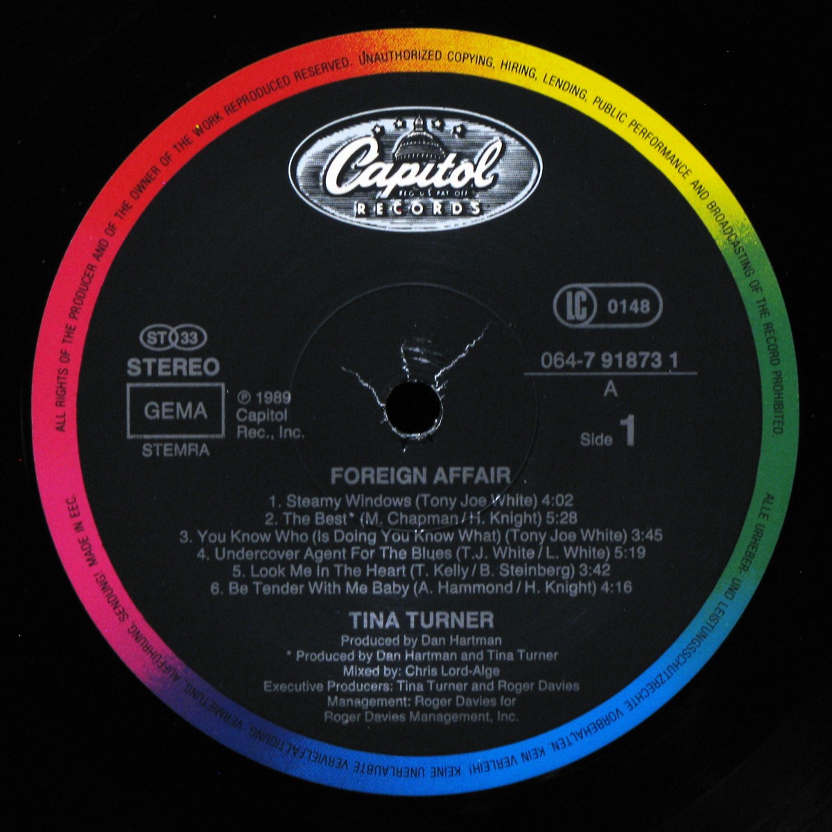 LP Tina Turner — Foreign Affair фото 2