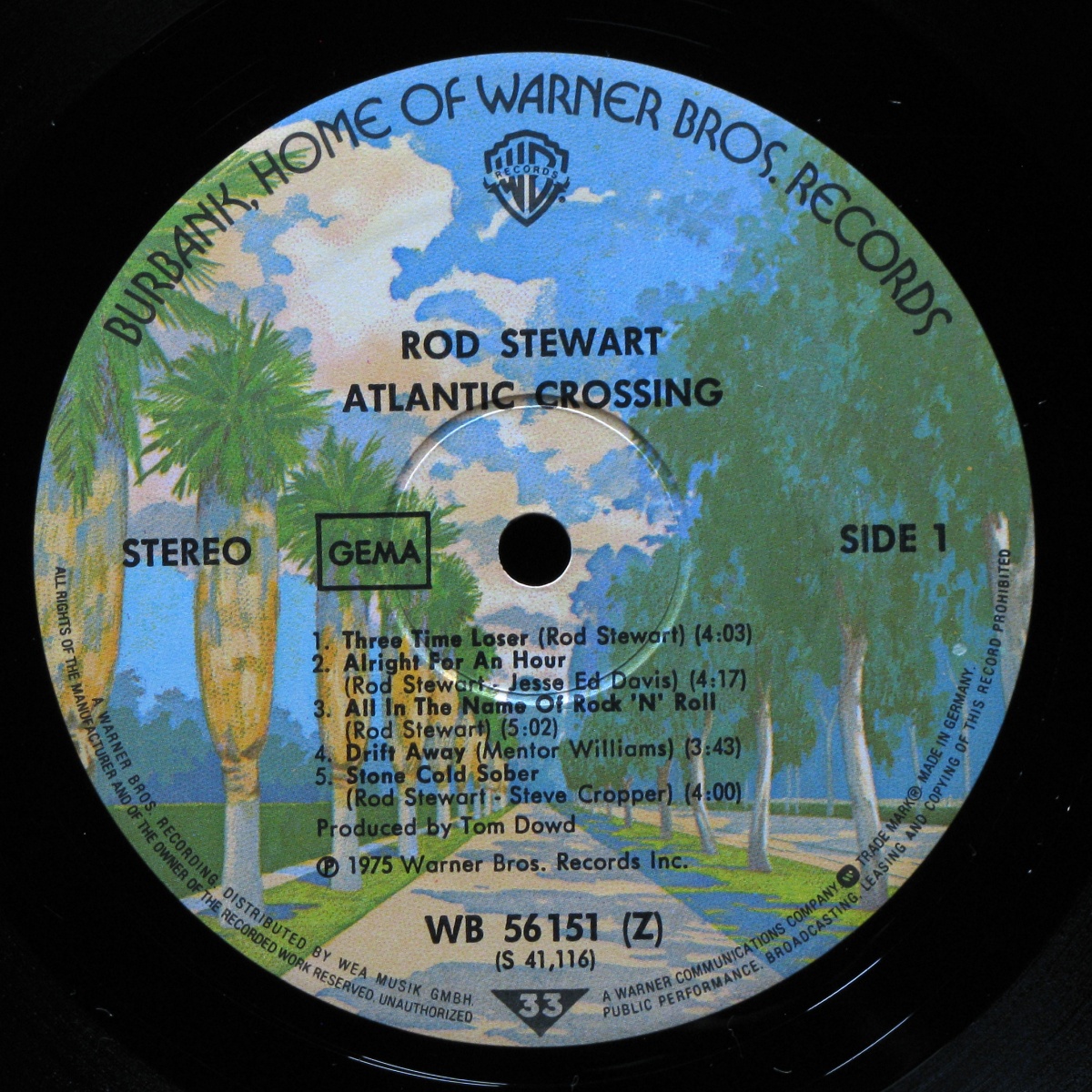 LP Rod Stewart — Atlantic Crossing фото 2