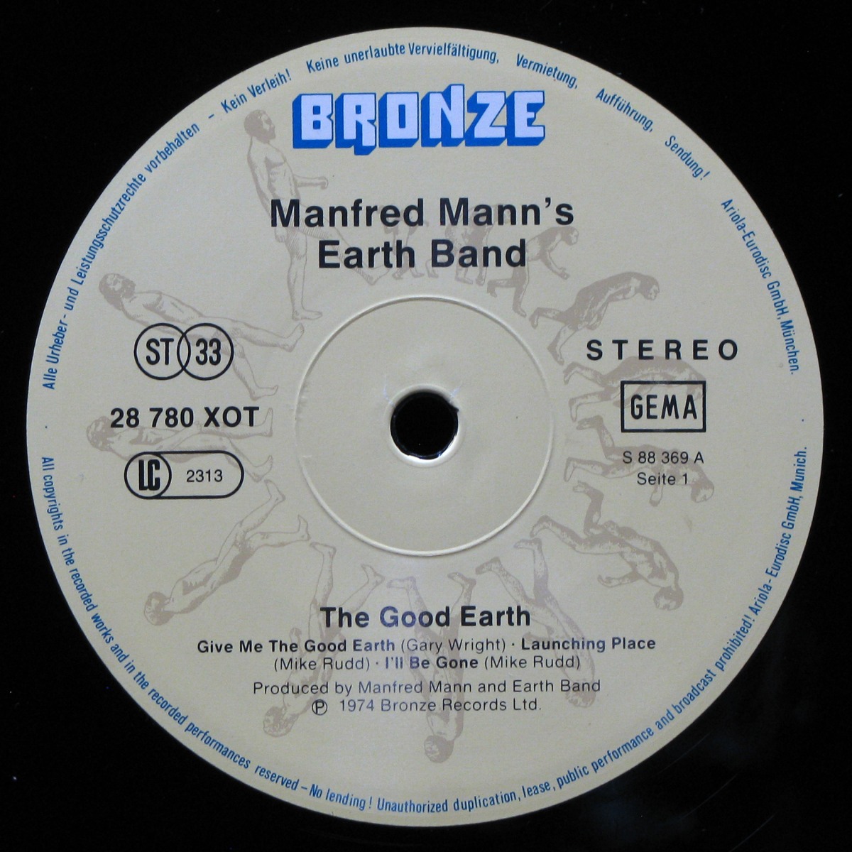LP Manfred Mann's Earth Band — Good Earth фото 2
