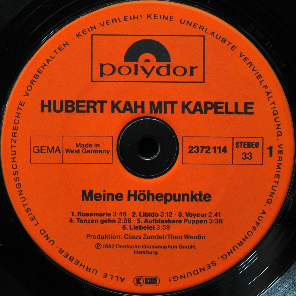 LP Hubert Kah — Meine Hohepunkte фото 2