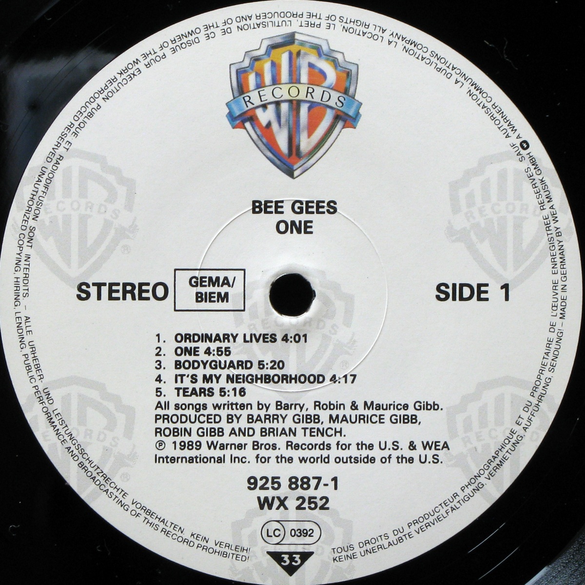LP Bee Gees — One фото 2