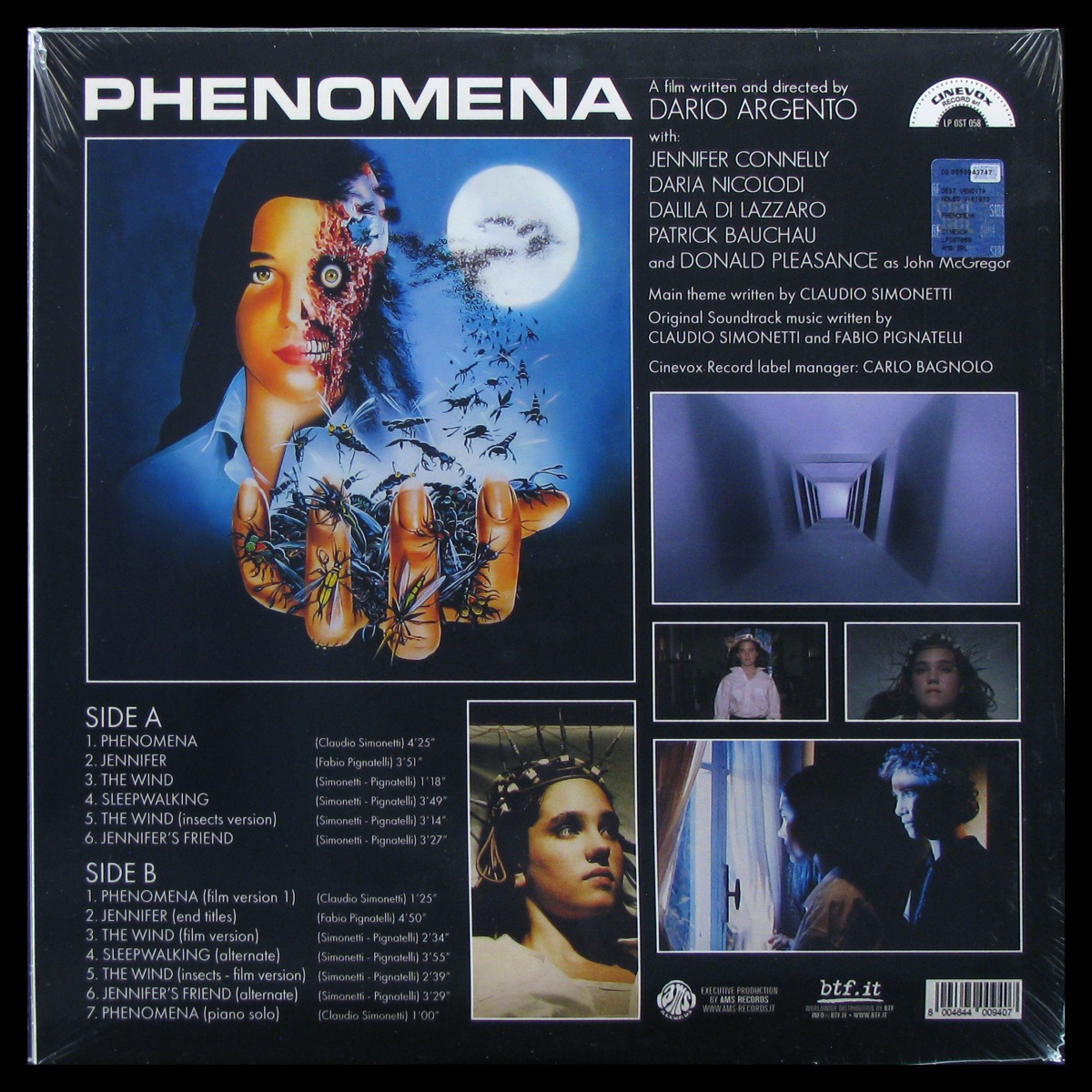 LP V/A — Phenomena (Original Soundtrack) (coloured vinyl) фото 2