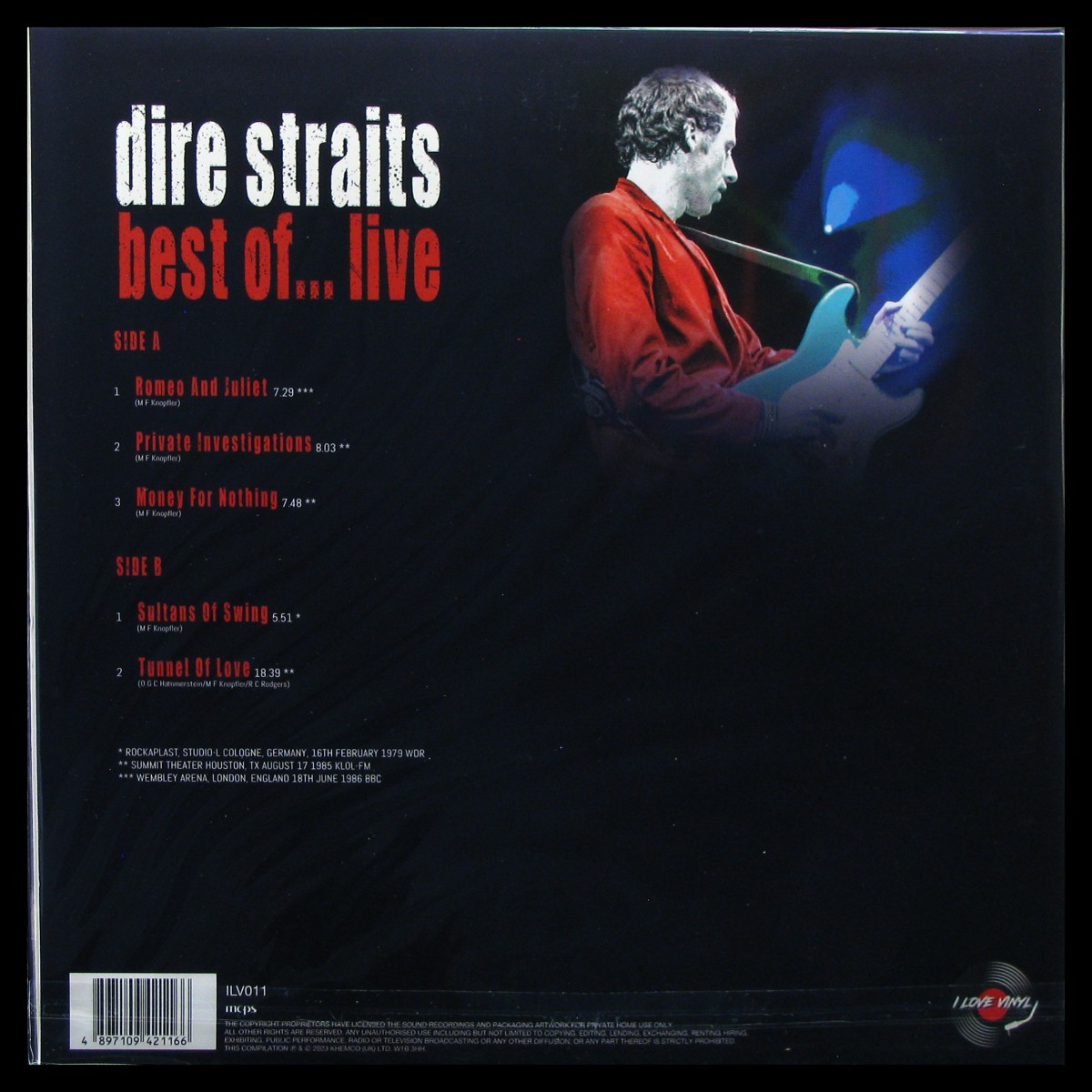 LP Dire Straits — Best Of... Live фото 2