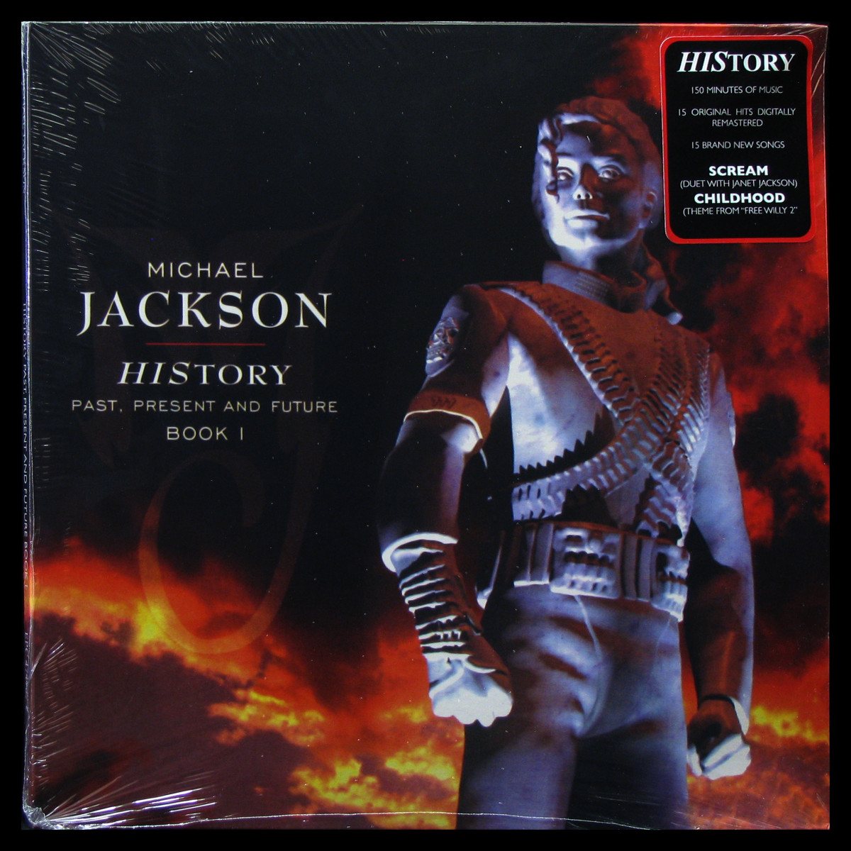 LP Michael Jackson — HIStory - Past, Present And Future - Book I (3LP, coloured vinyl) фото