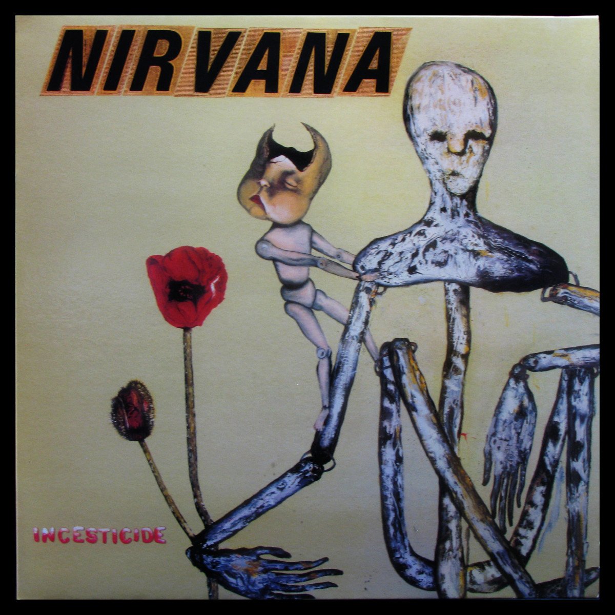 LP Nirvana — Incesticide (brown marble vinyl) фото